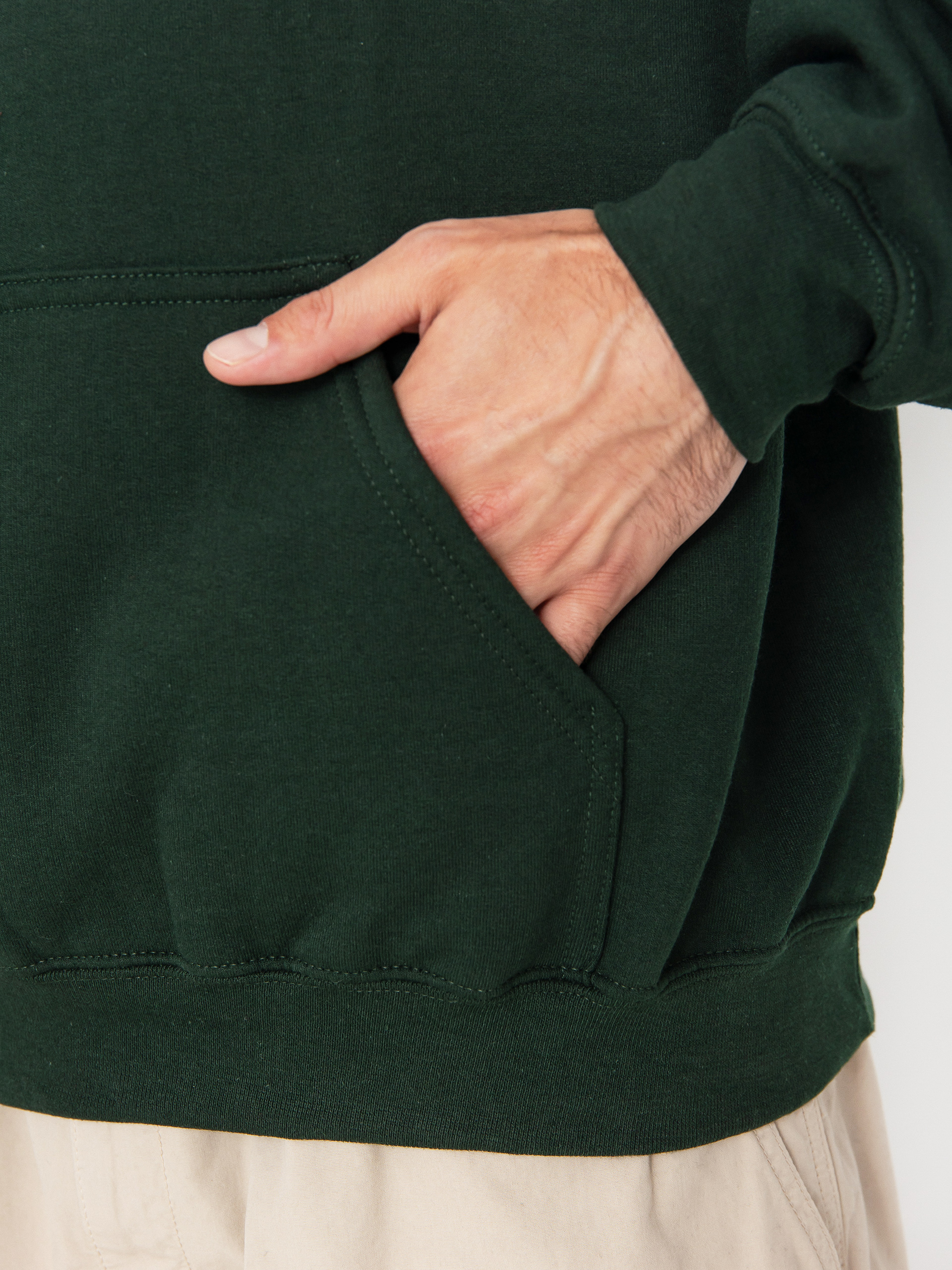 Hanorac cu glugă Thrasher Bully HD (forest green)