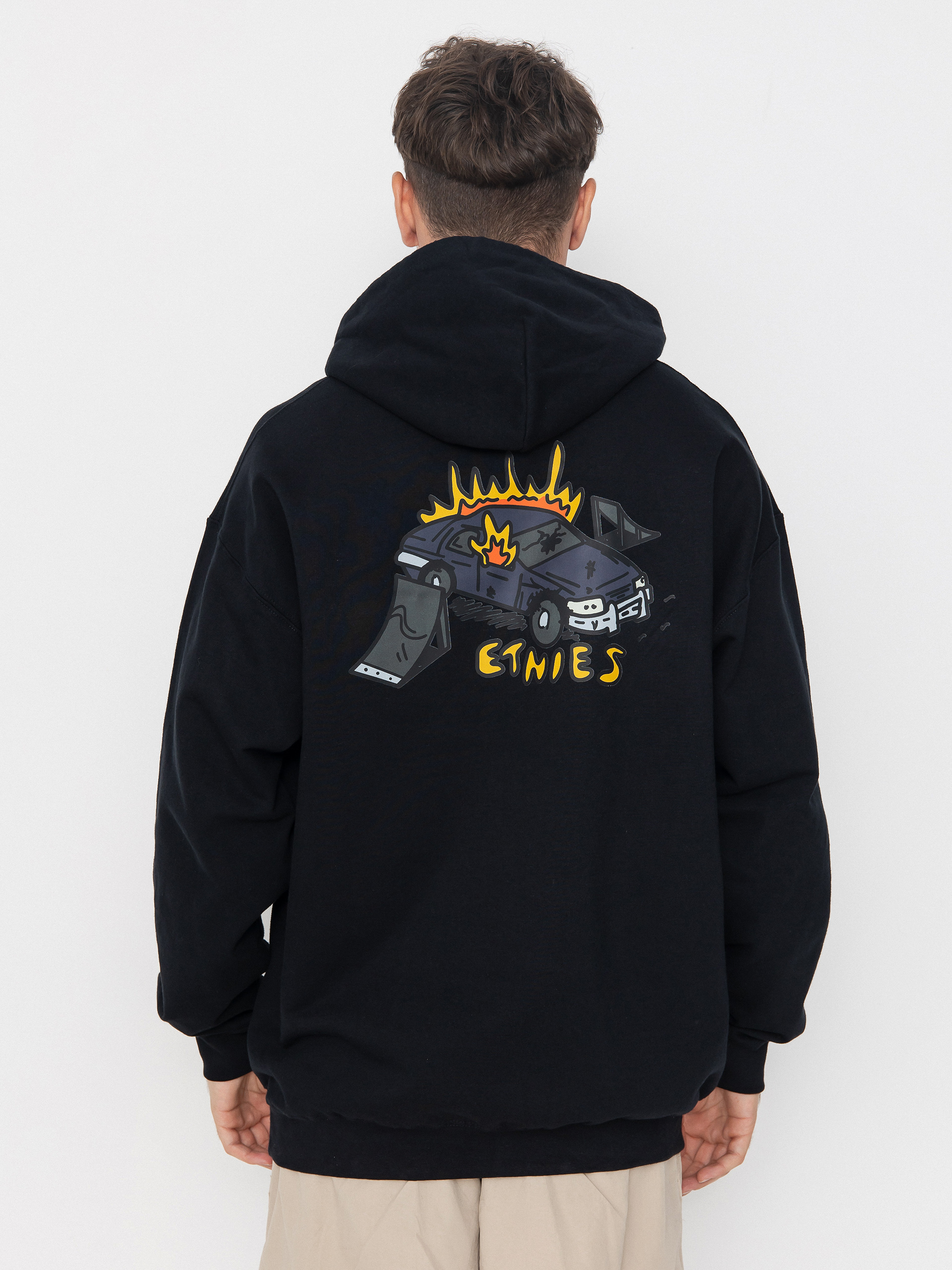 Hanorac cu glugă Etnies On Fire HD