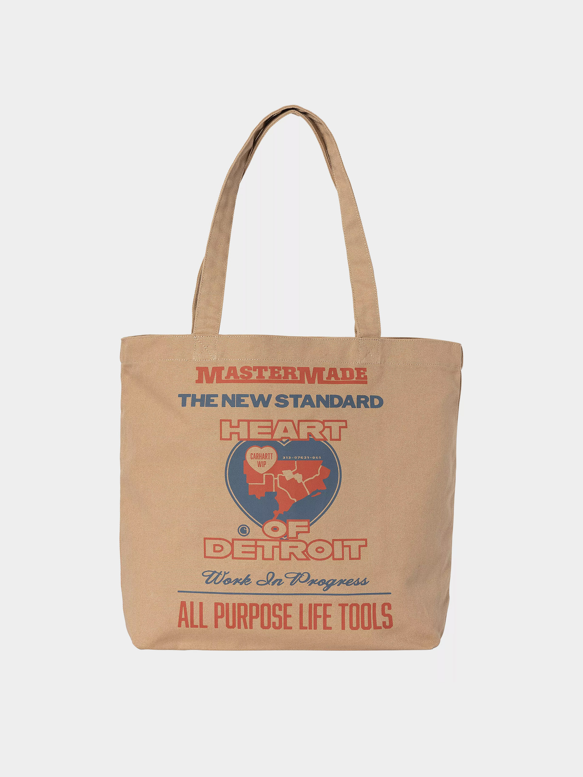 Pou0219etu0103 Carhartt WIP Canvas Graphic Tote (arcan print/dusty h brown)