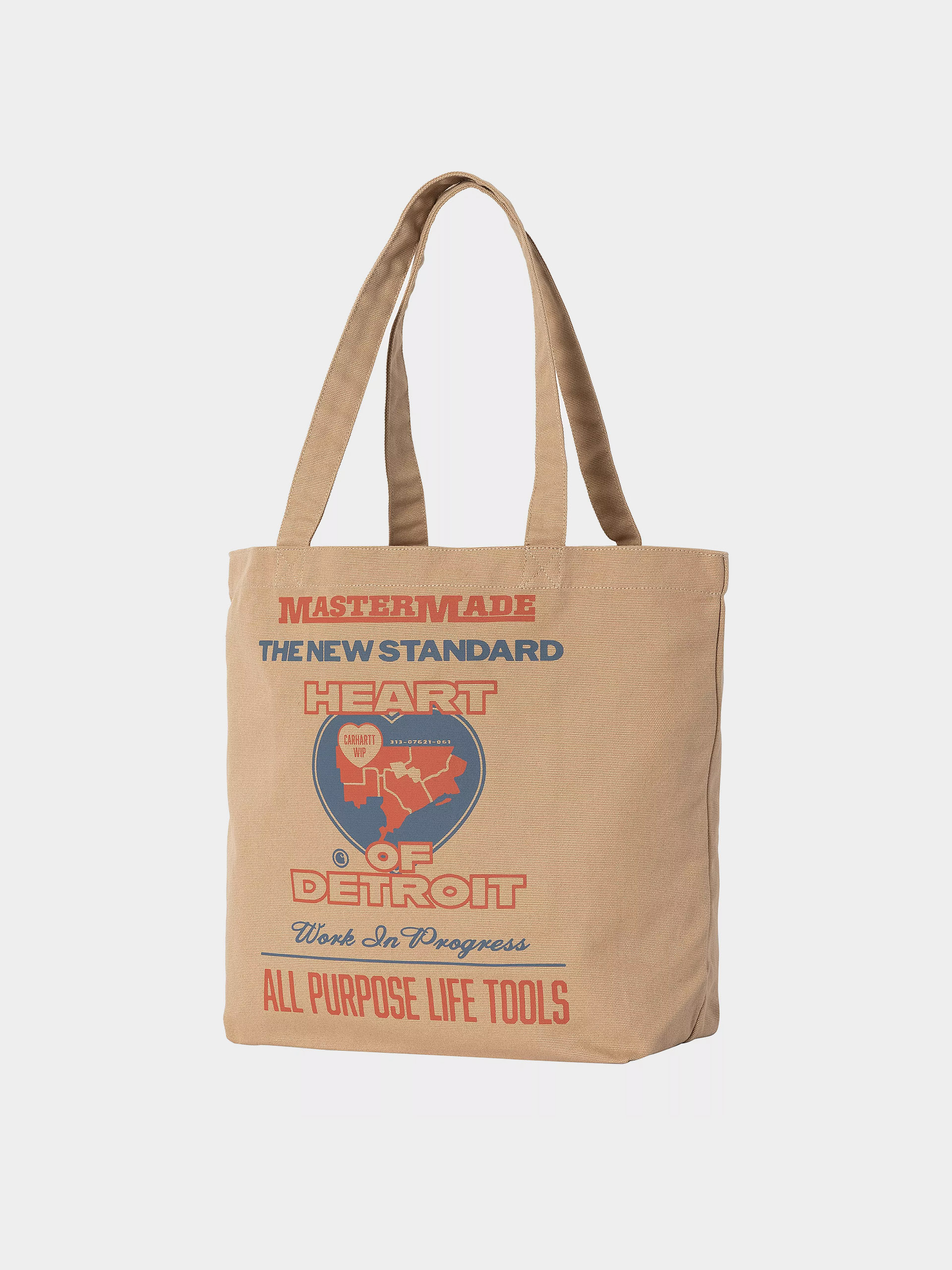 Poșetă Carhartt WIP Canvas Graphic Tote (arcan print/dusty h brown)