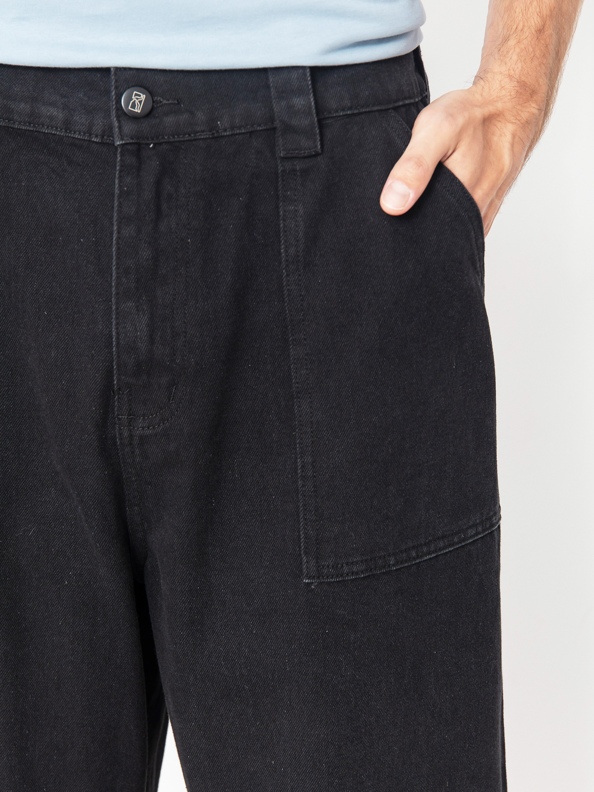 Pantaloni Poetic Collective Painter (black denim wash)