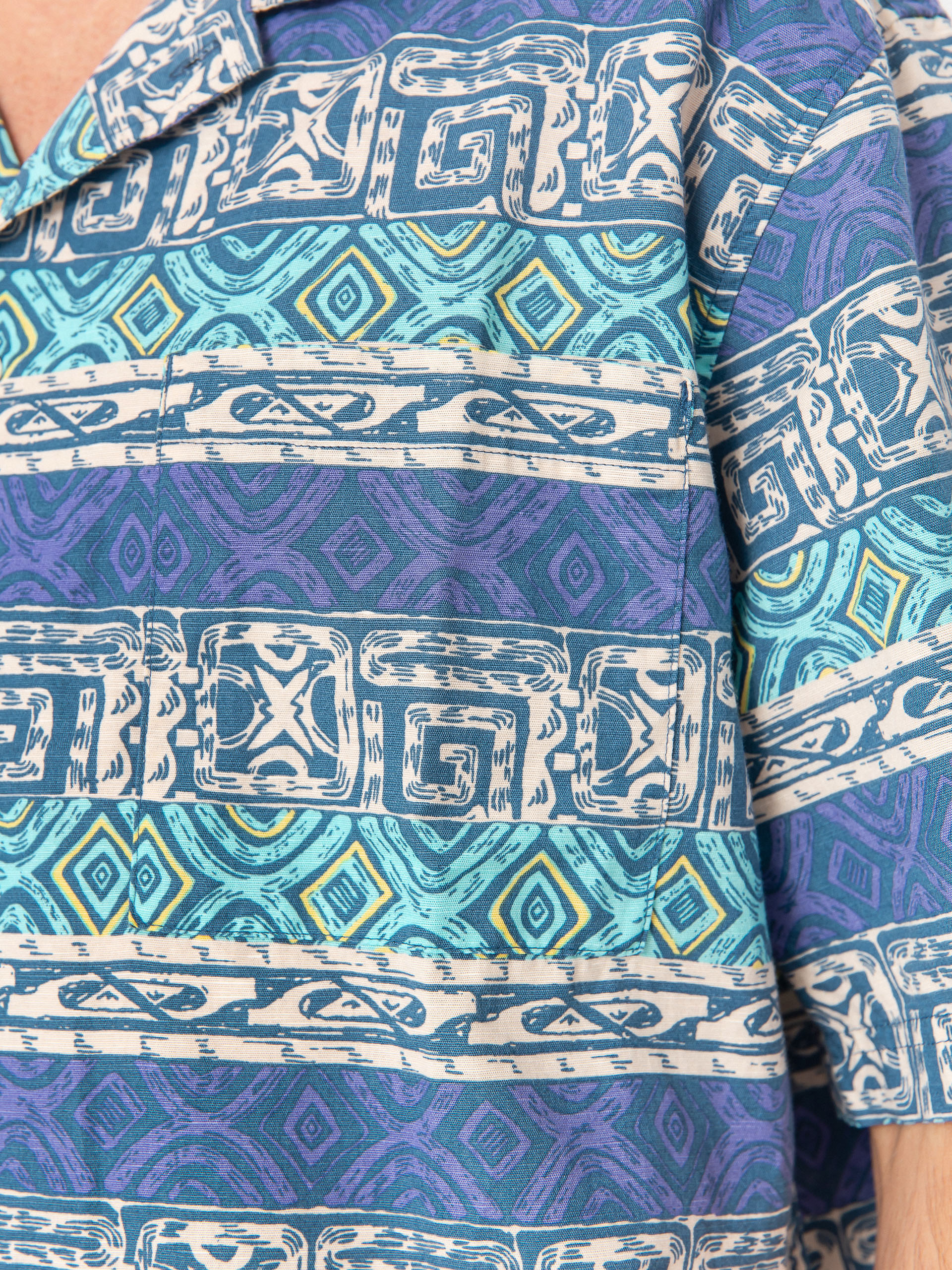 Cămașă Quiksilver Global Heat (aqua sky global heat)