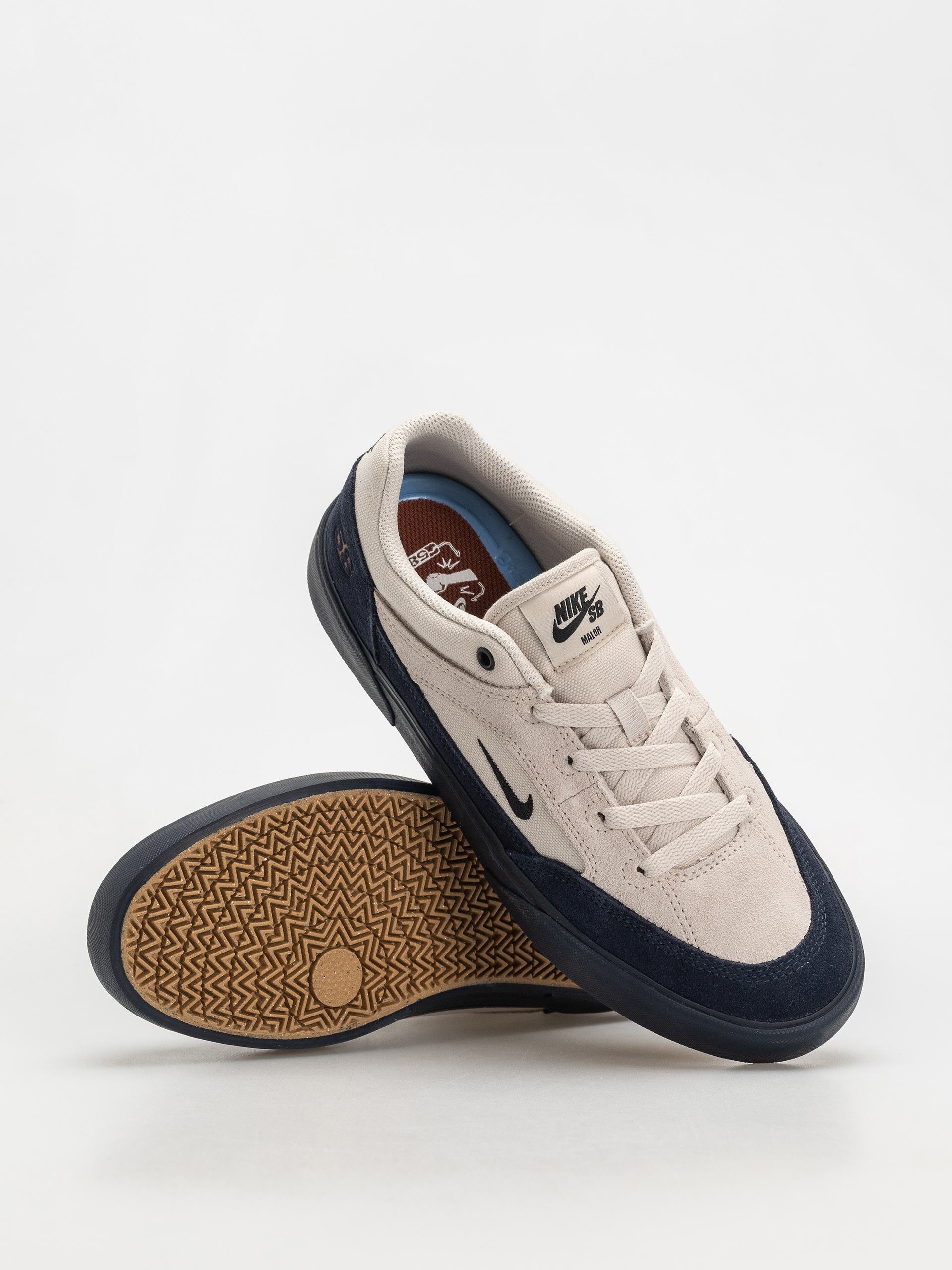 Pantofi Nike SB Malor Te (lt khaki/black lt orewood brn)