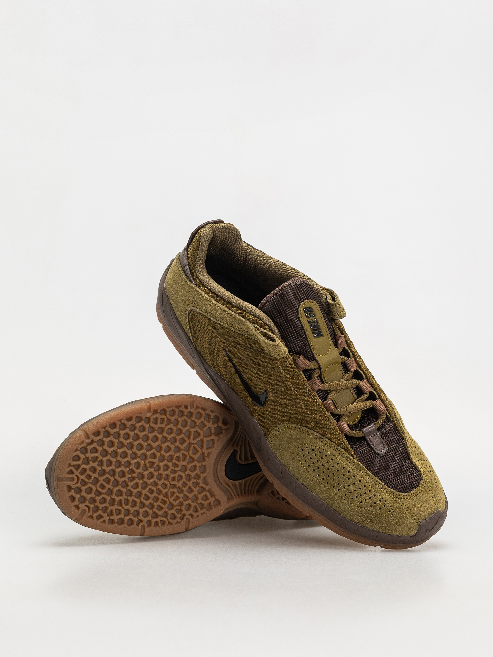 Pantofi Nike SB Vertebrae - verde (olive flak/black baroque brown)