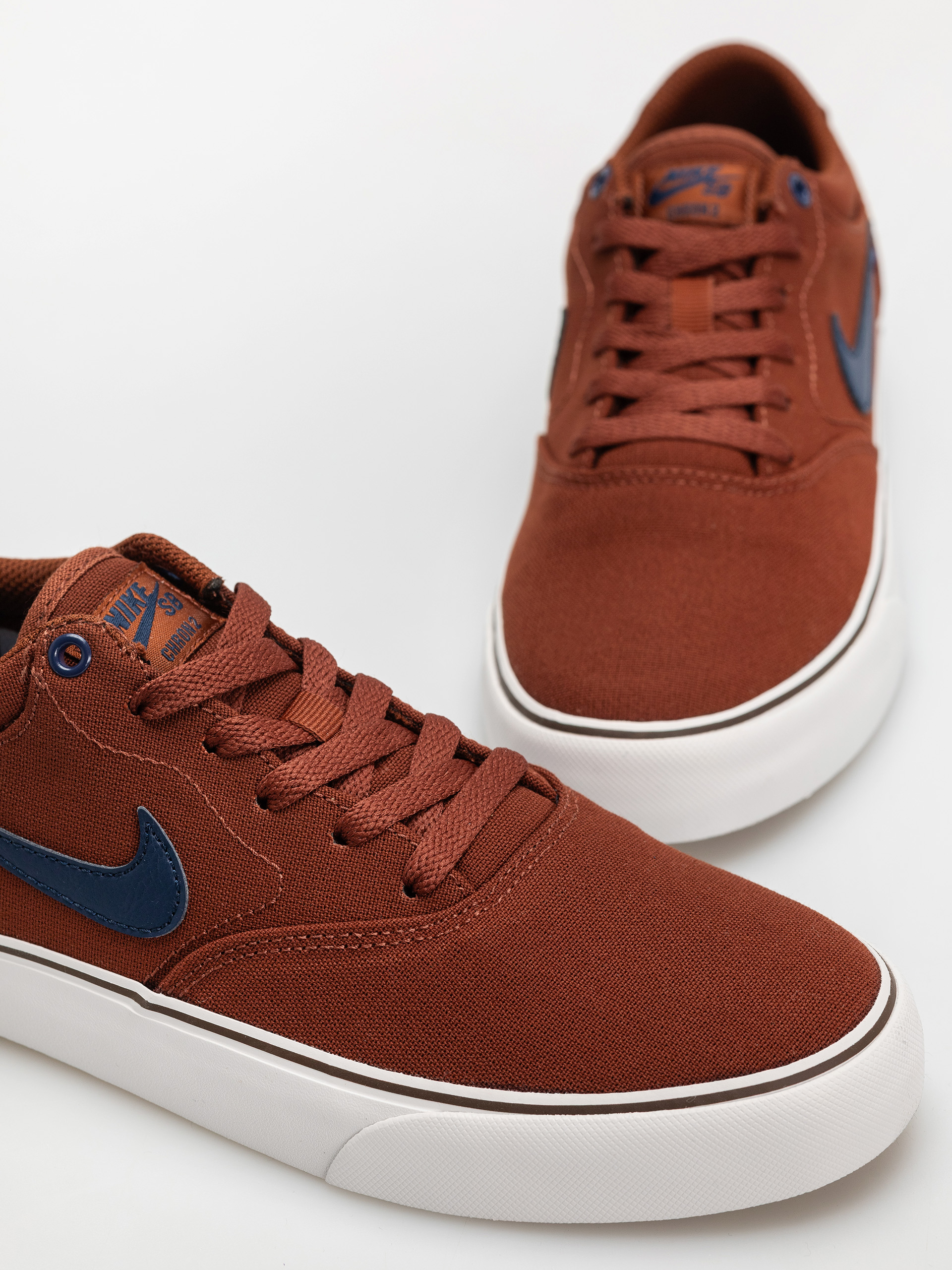 Pantofi Nike SB Chron 2 Canvas (cinnamon/midnight navy vast grey)