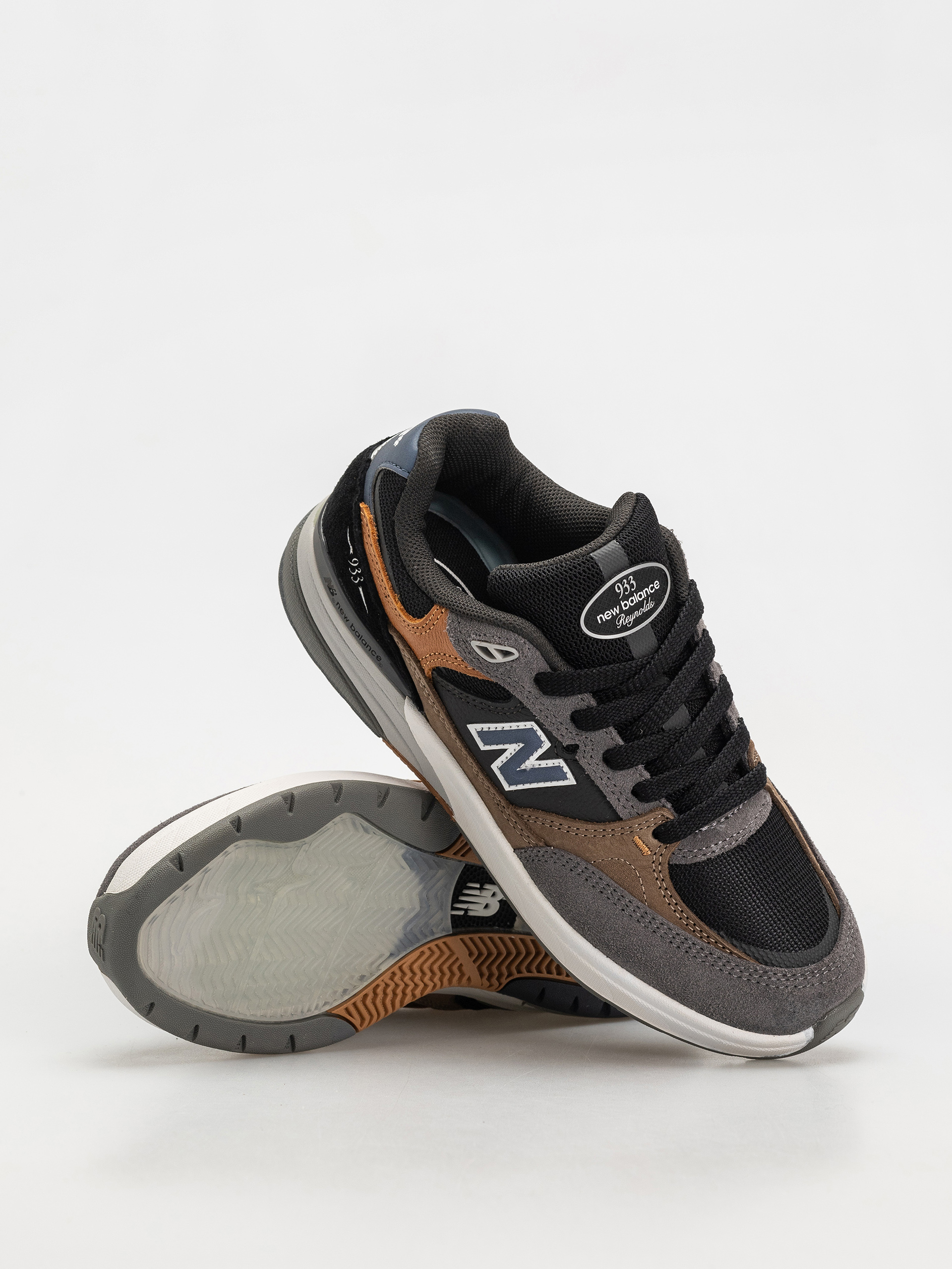 Pantofi New Balance 933 - maro, gri (grey brown chestnut)