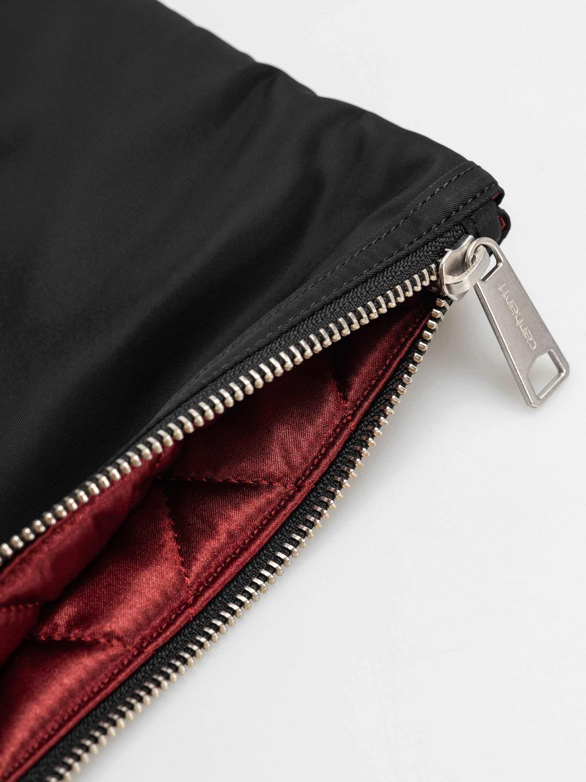 Portofel Carhartt WIP Alumni Zip (black/scarlet)