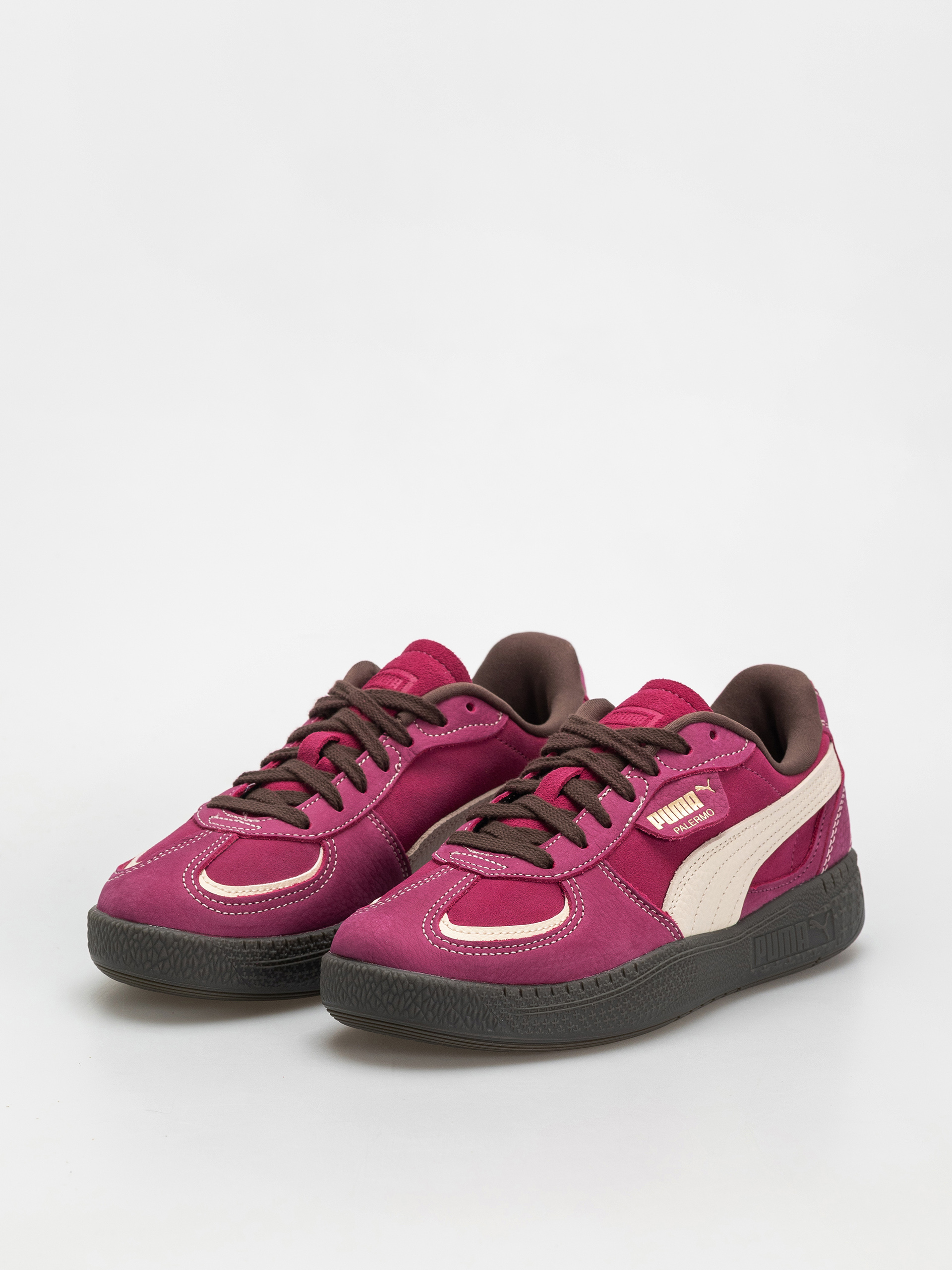 Pantofi Puma Palermo Moda Wine Club Wmn (berry/alpine snow)