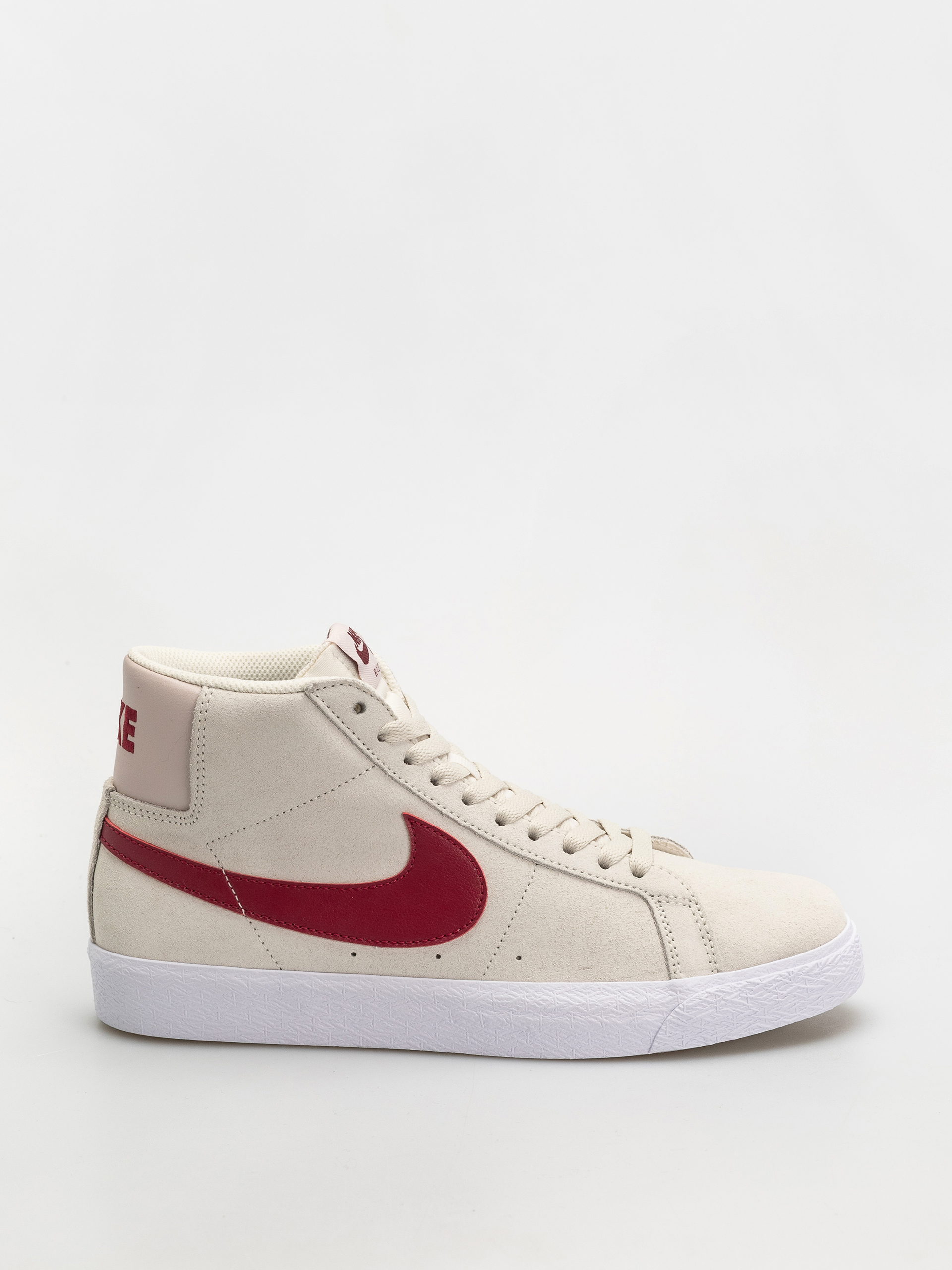Pantofi Nike SB Zoom Blazer Mid (pale ivory/noble red silt red white)