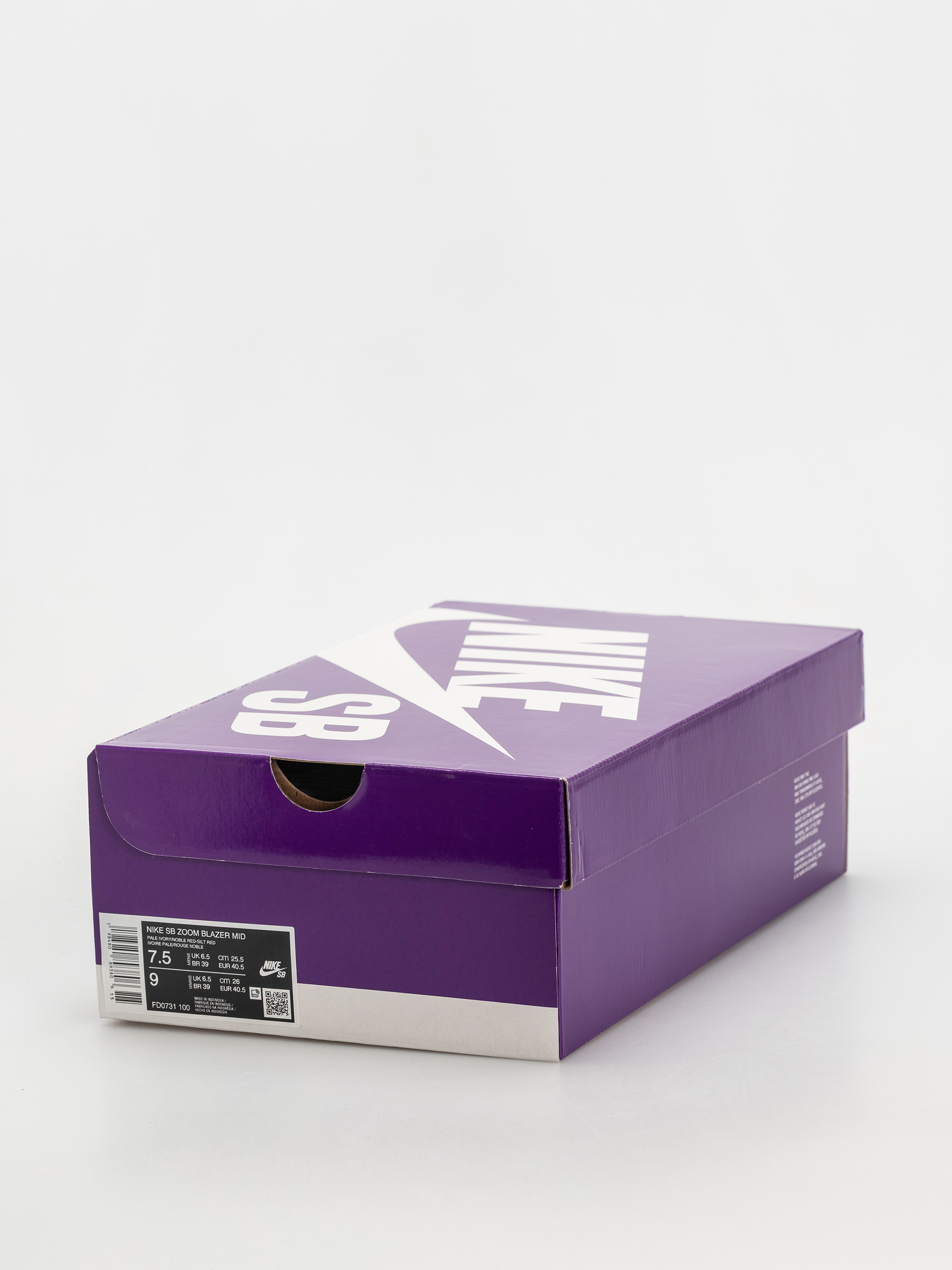 Pantofi Nike SB Zoom Blazer Mid (pale ivory/noble red silt red white)