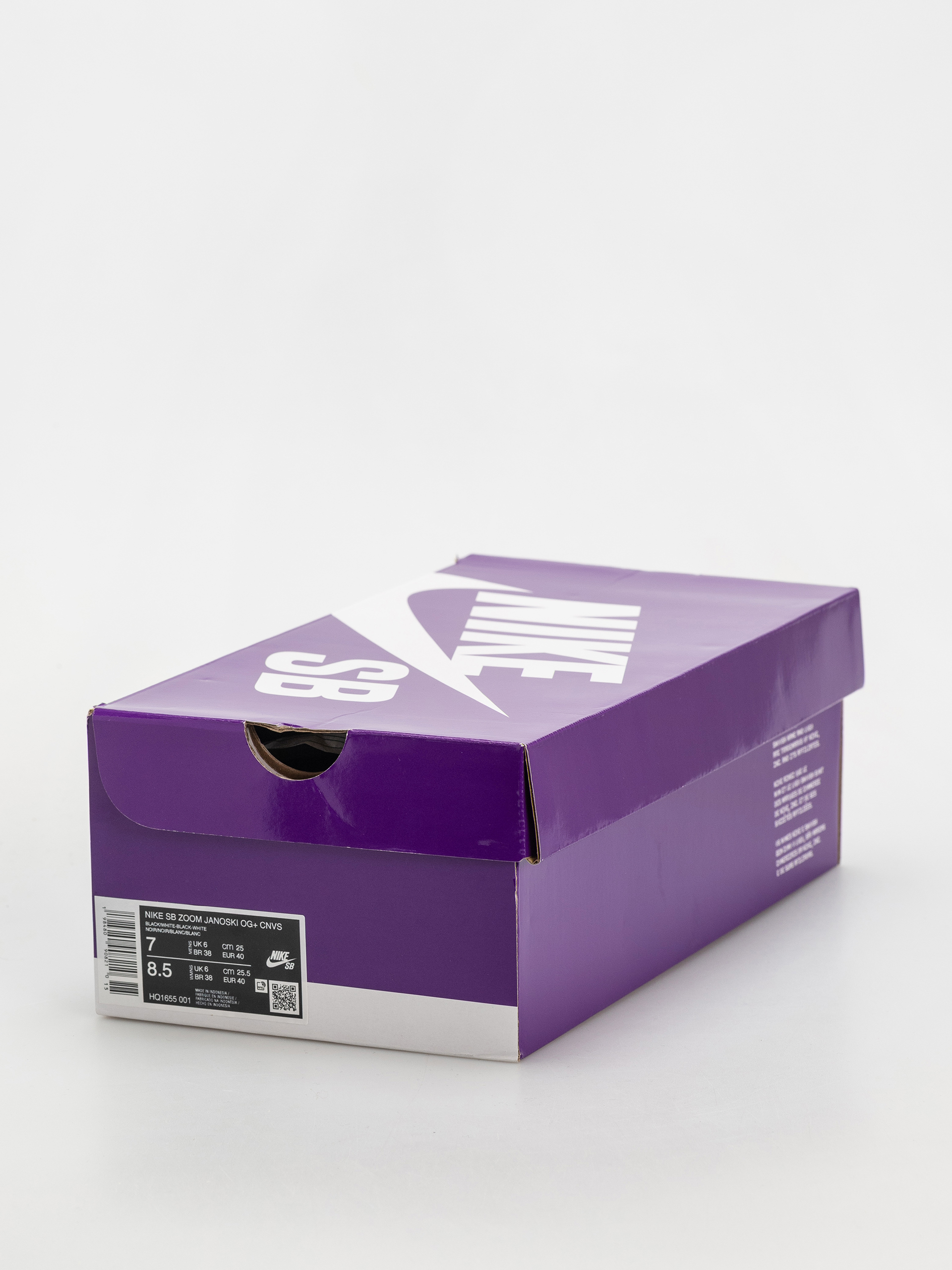 Pantofi Nike SB Zoom Janoski Og+ Canvas (black/white black white)