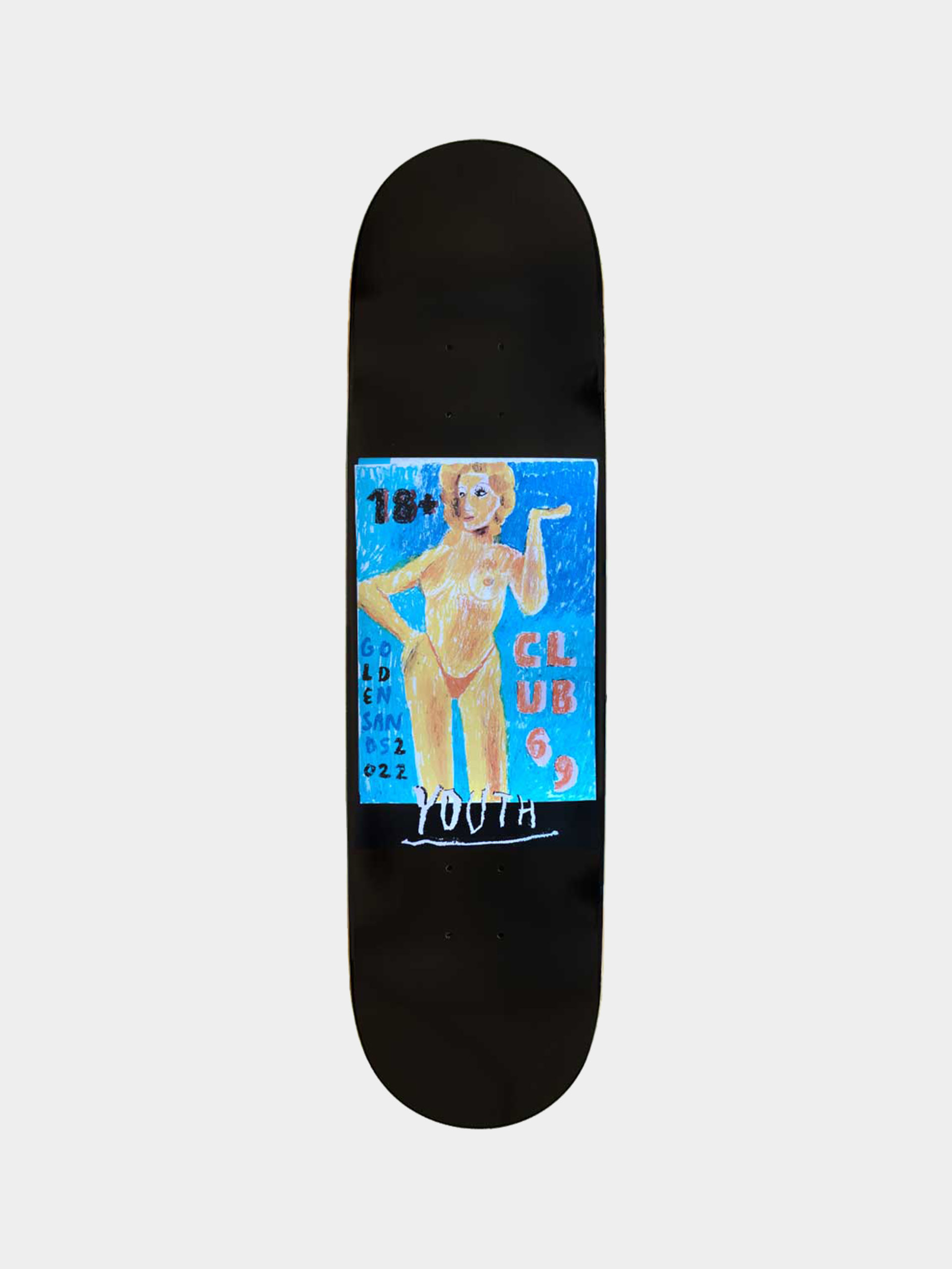 Placă Youth Skateboards Golden Sands (black)