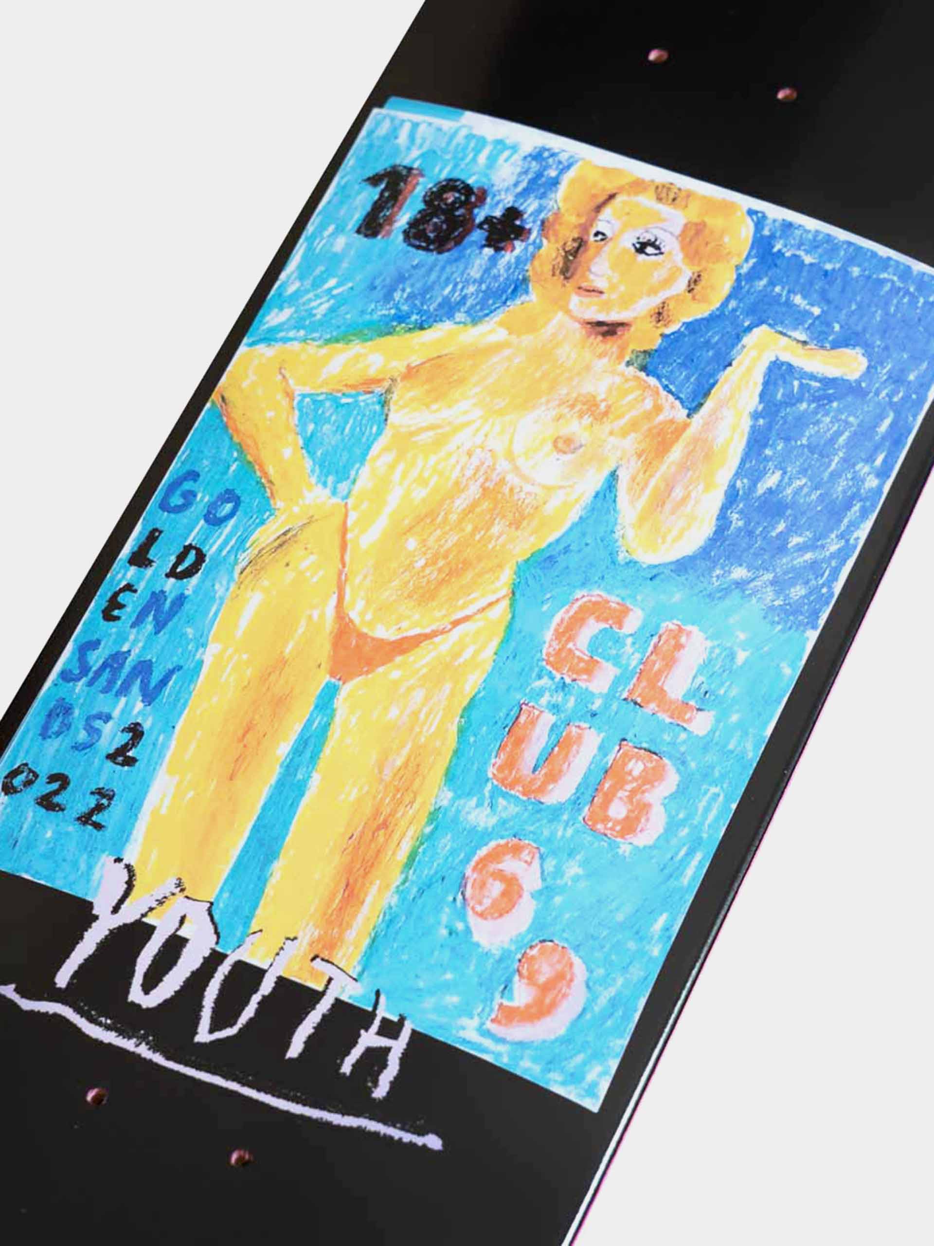 Placă Youth Skateboards Golden Sands (black)