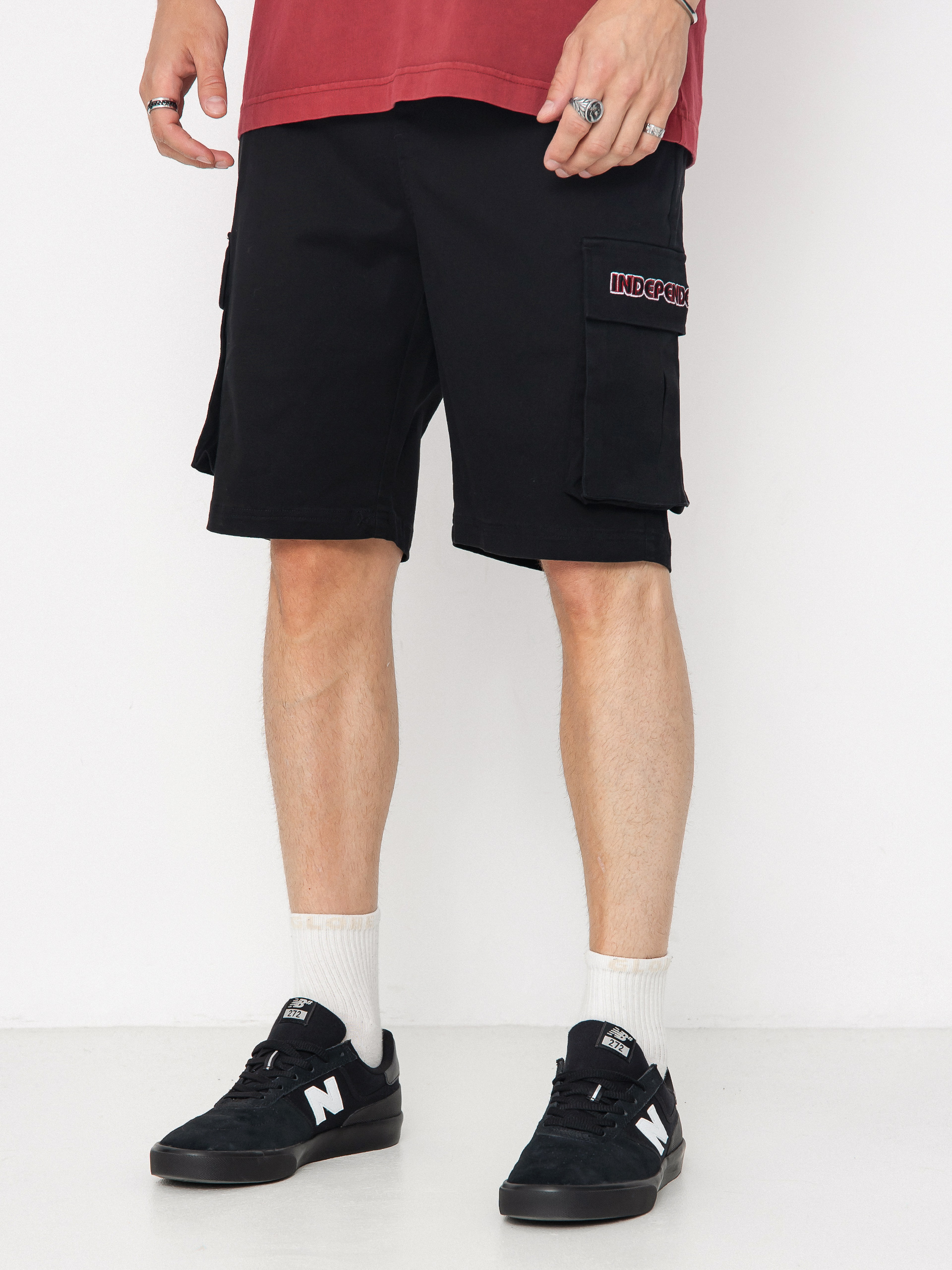 Pantaloni scurți Independent Groundwork Short Cargo (black)