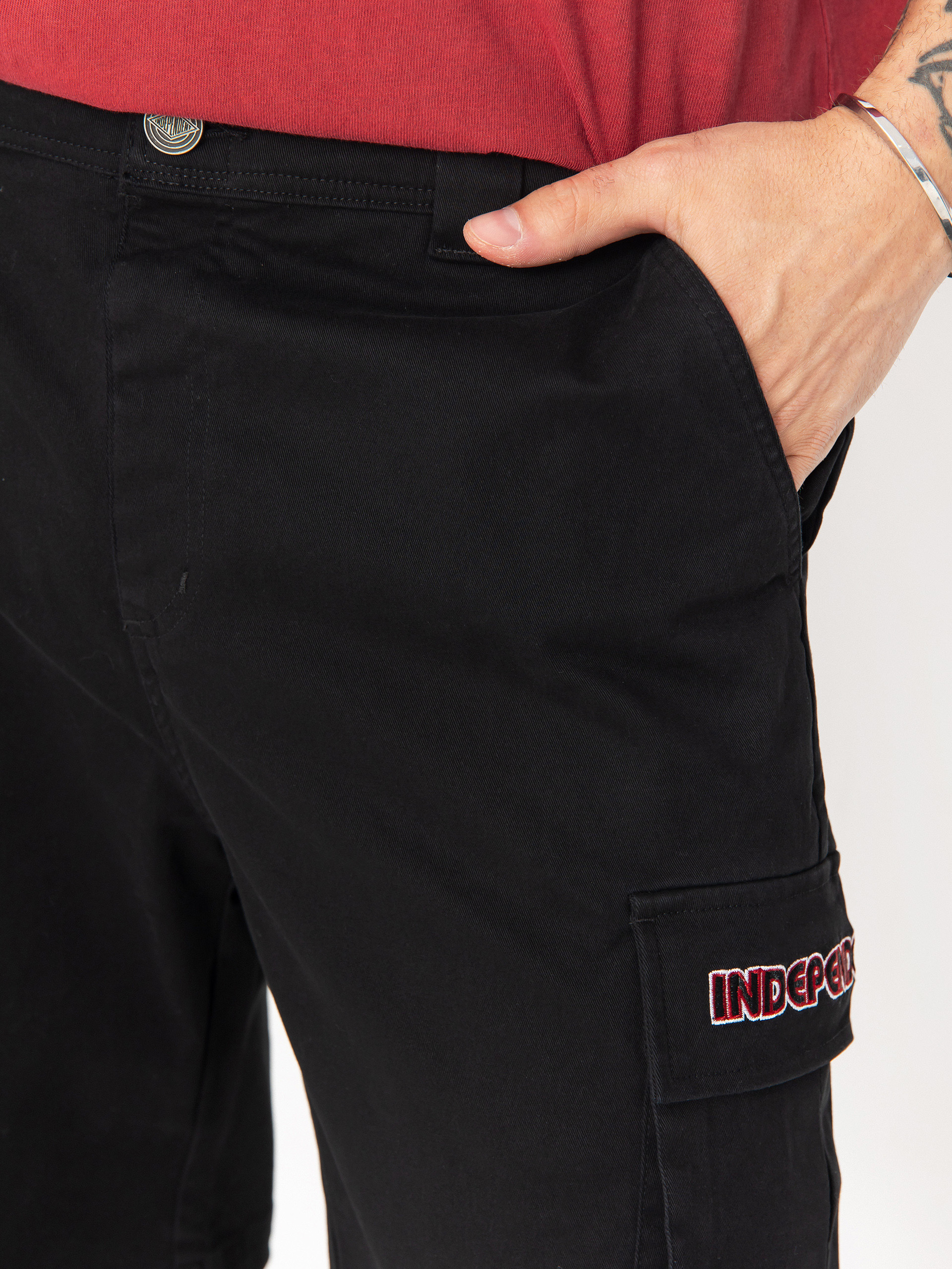 Pantaloni scurți Independent Groundwork Short Cargo (black)