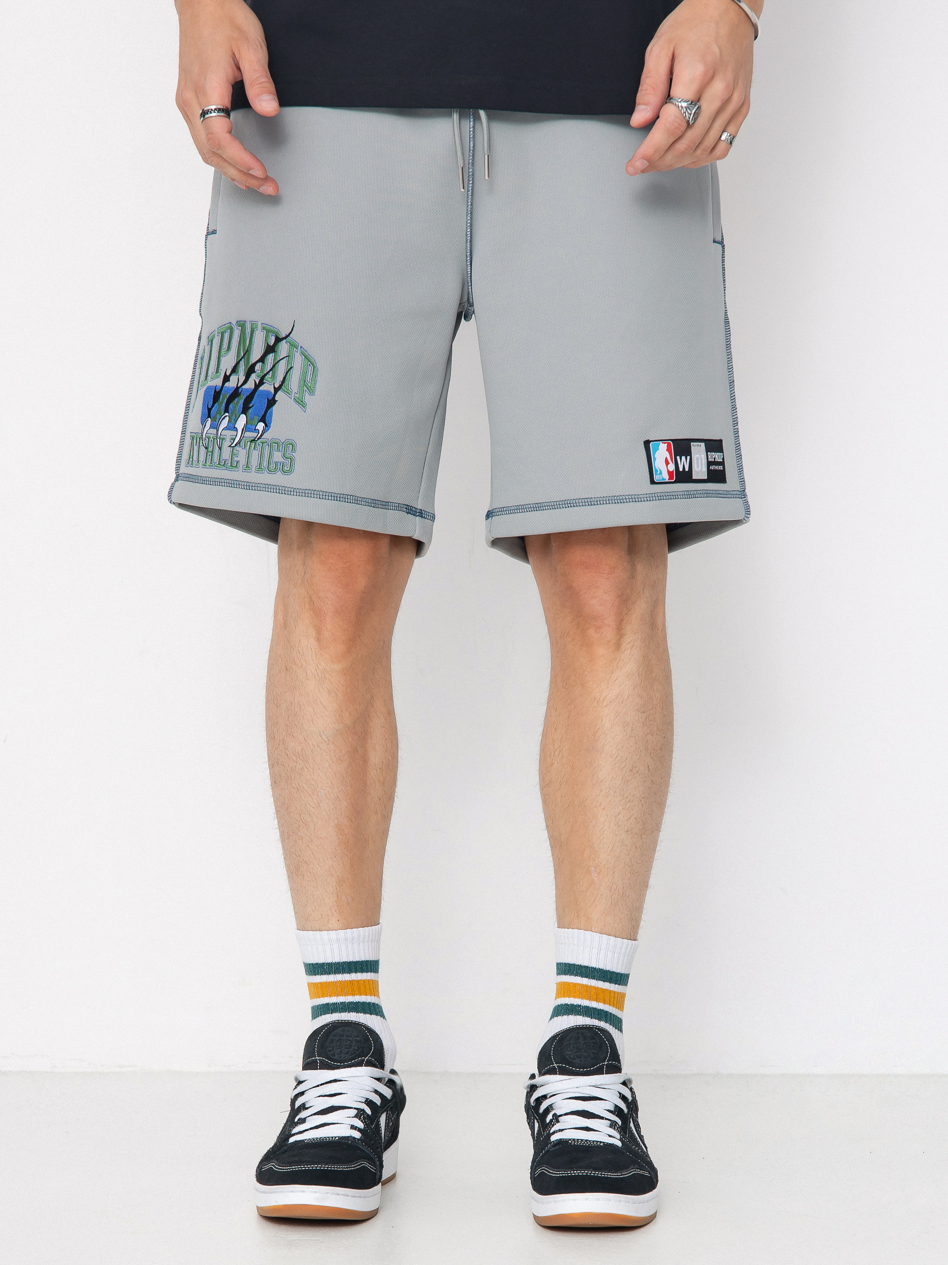 Pantaloni scurți RipNDip Athletics Mesh (ash heather)