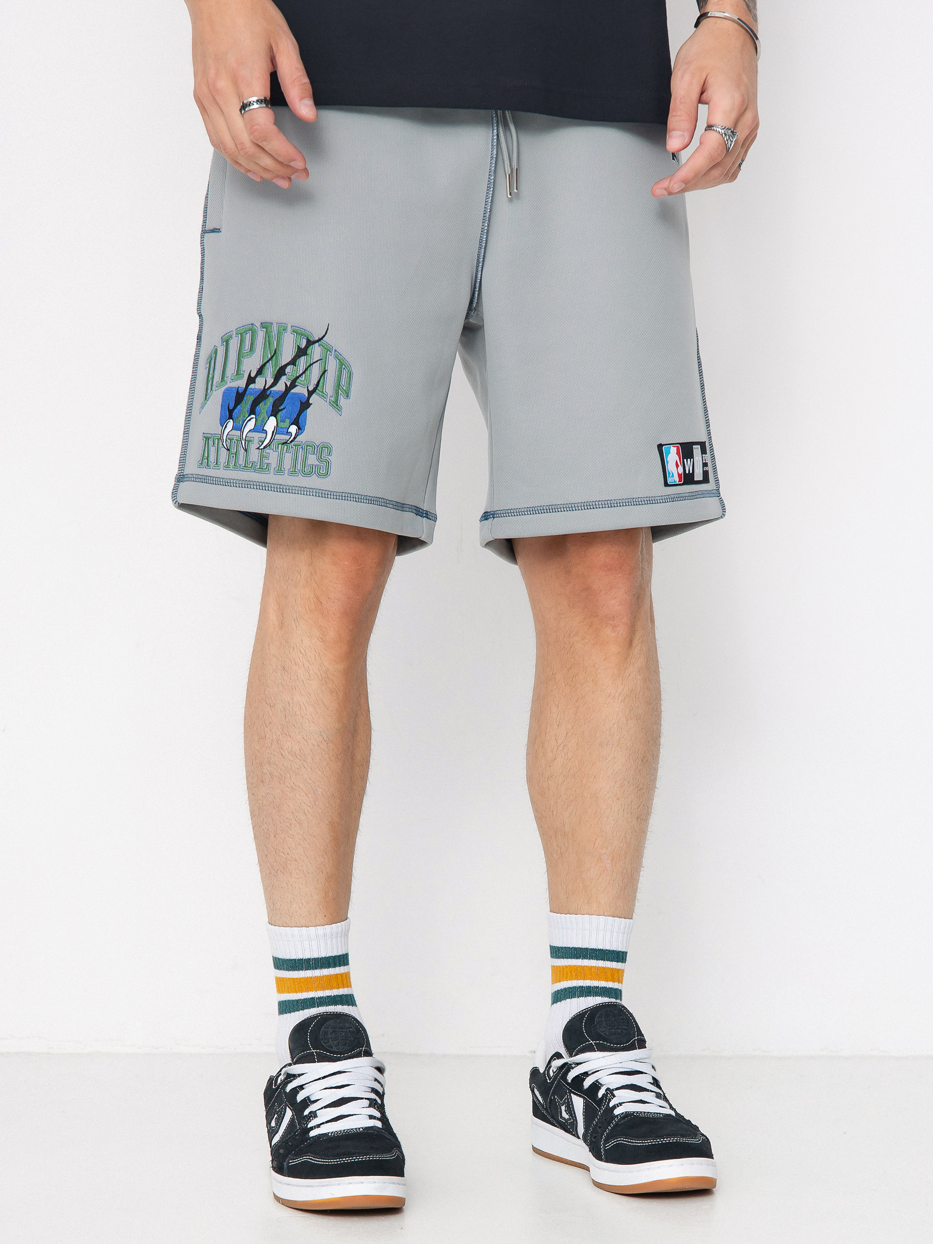 Pantaloni scurți RipNDip Athletics Mesh (ash heather)