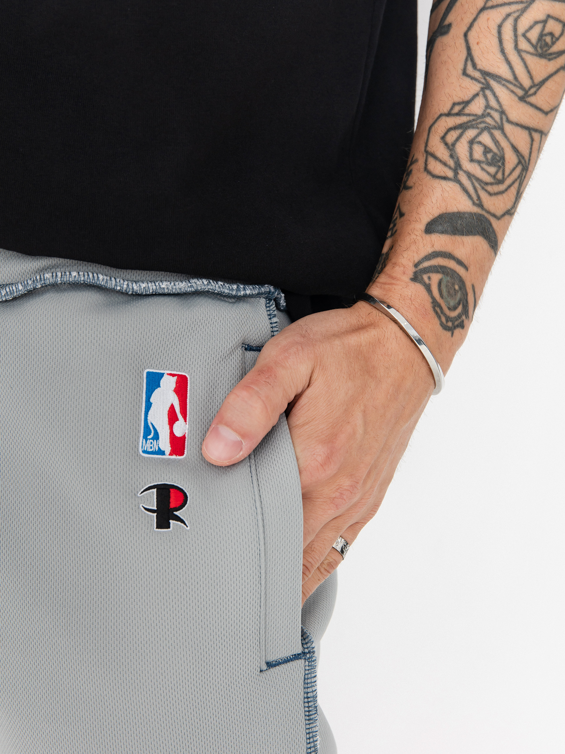 Pantaloni scurți RipNDip Athletics Mesh (ash heather)