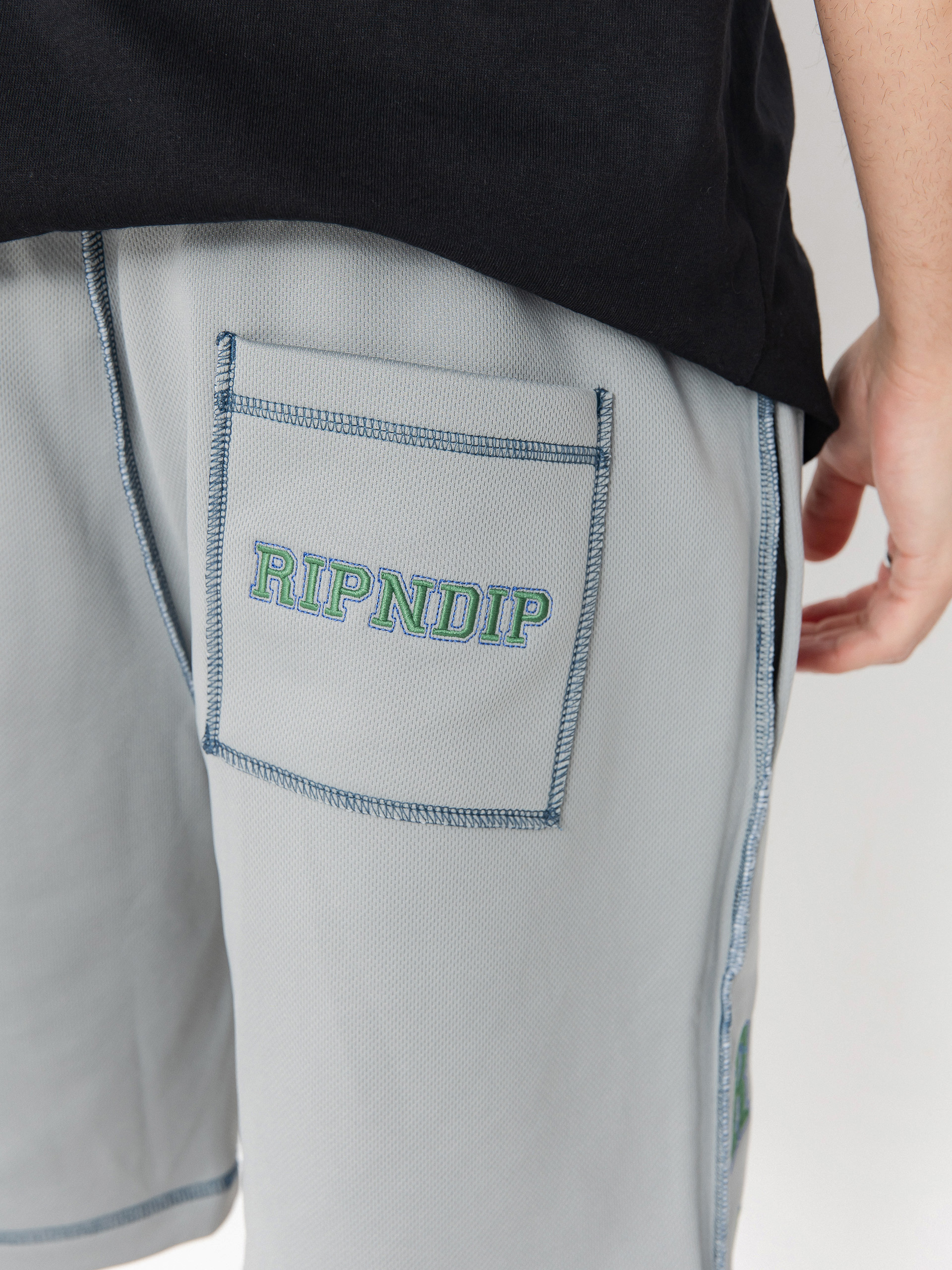 Pantaloni scurți RipNDip Athletics Mesh (ash heather)
