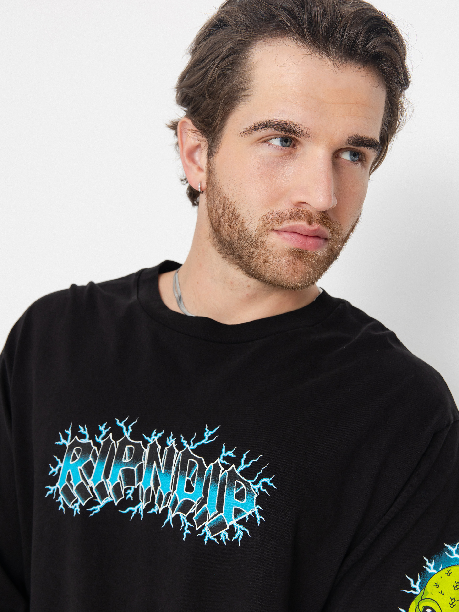 Longsleeve RipNDip Skull And Bones (black)