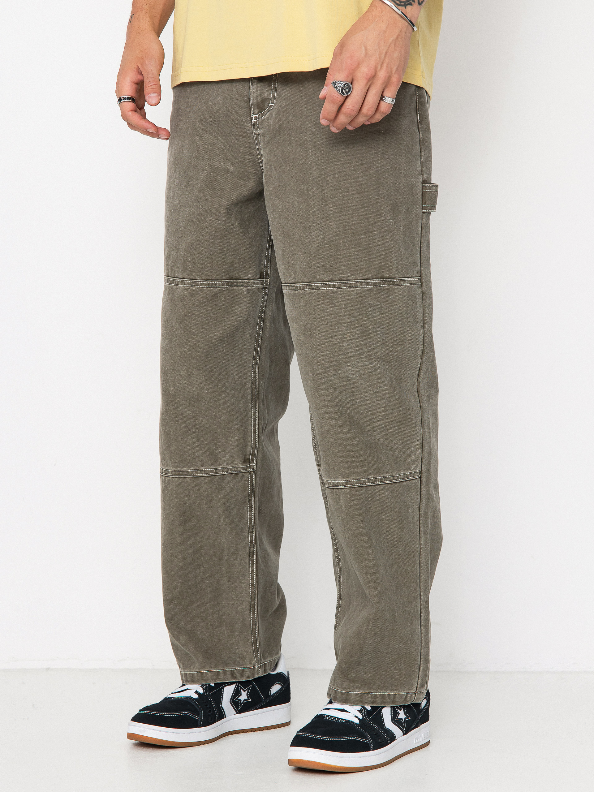 Pantaloni Element Carpenter Canvas (stone gray)