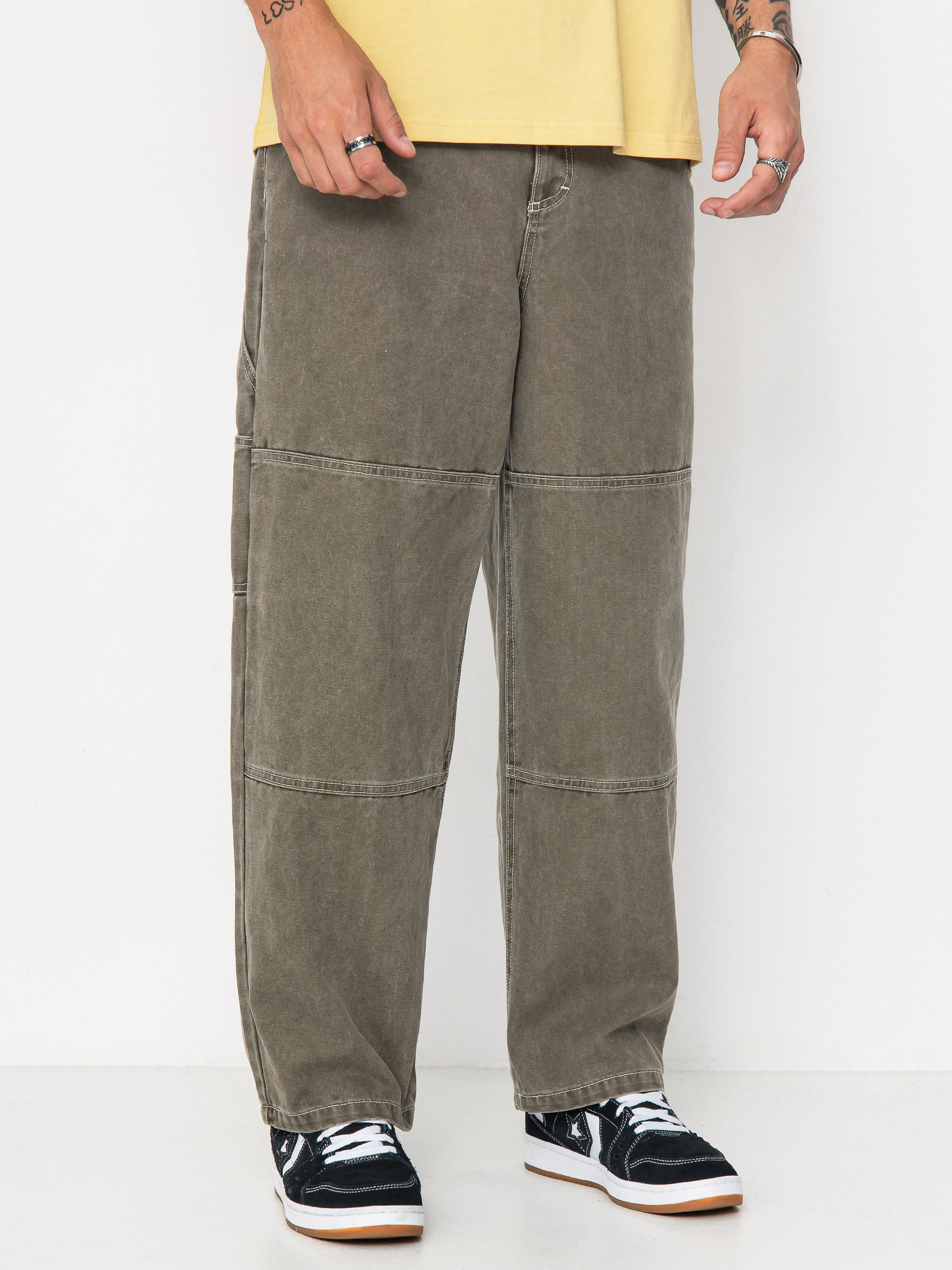 Pantaloni Element Carpenter Canvas (stone gray)