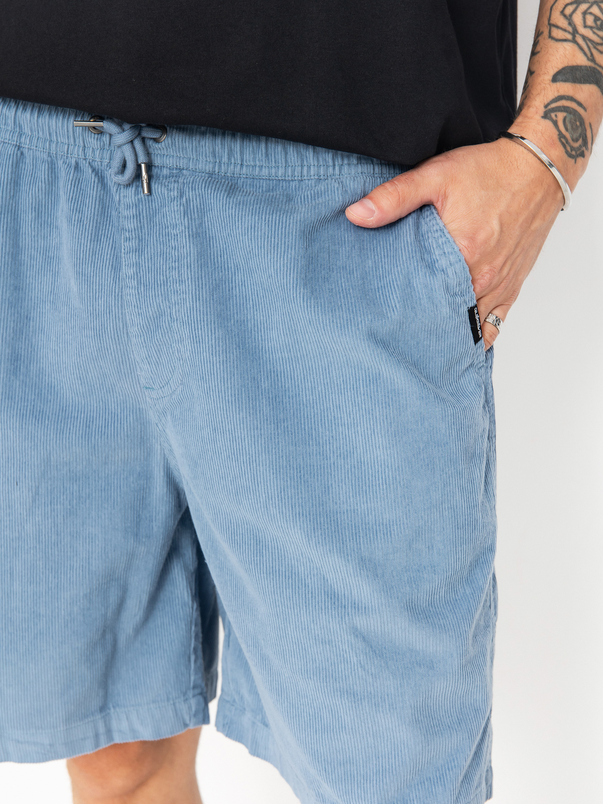 Pantaloni scurți Quiksilver Taxer Cord (coronet blue)