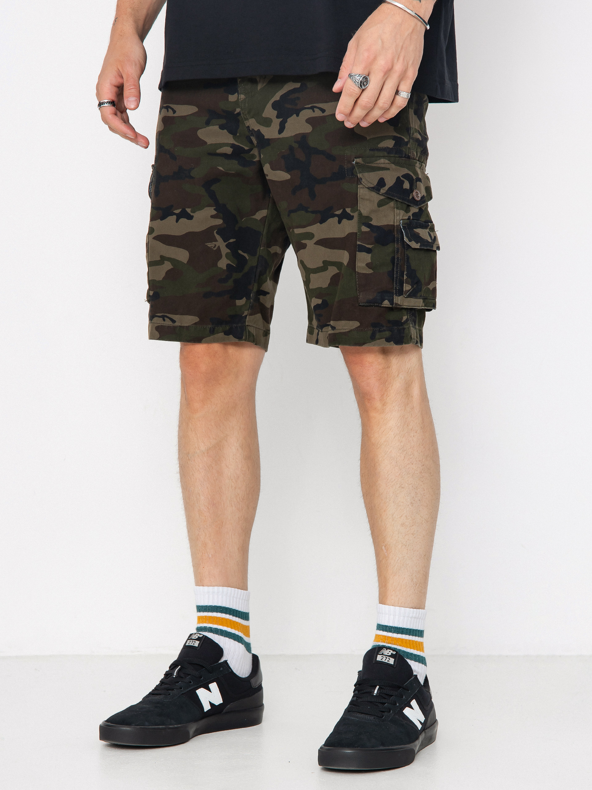 Pantaloni scurți Quiksilver Crucial Battle Cargo (camo print crucial battle)