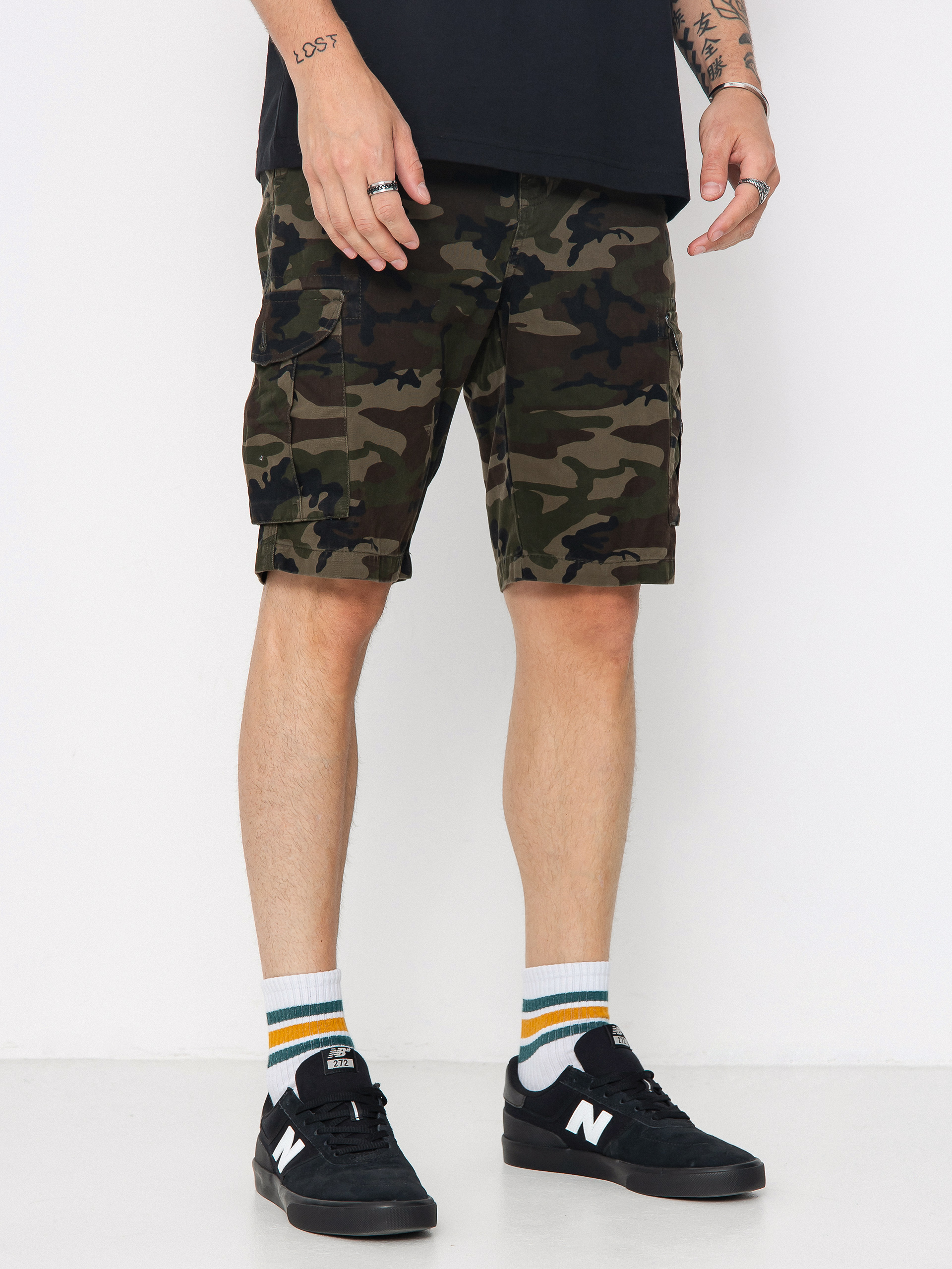 Pantaloni scurți Quiksilver Crucial Battle Cargo (camo print crucial battle)
