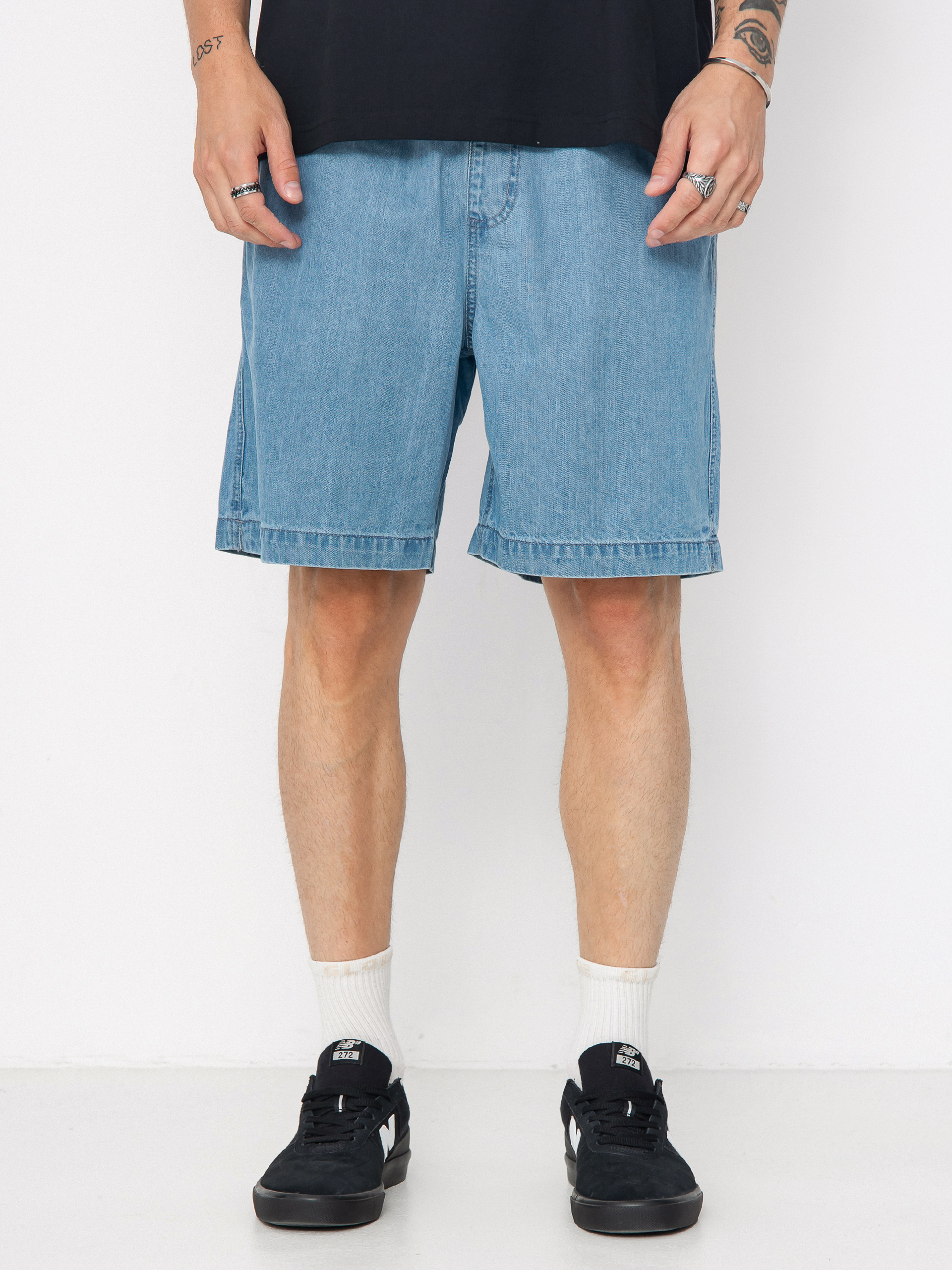 Pantaloni scuru021bi Quiksilver Taxer Denim (2001 stone wash)