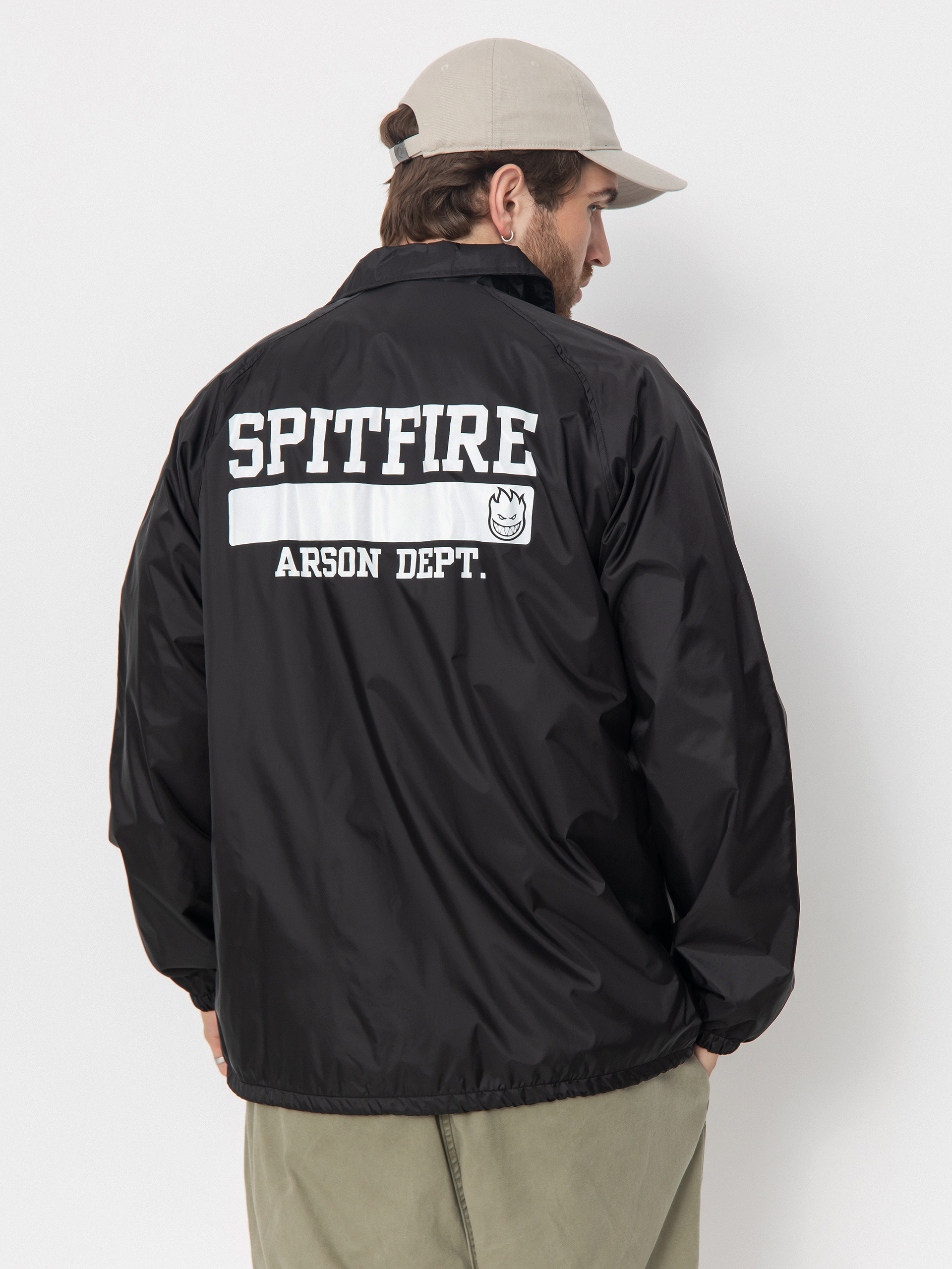 Geacă Spitfire Arson Dept Bighead (black w/white prints)