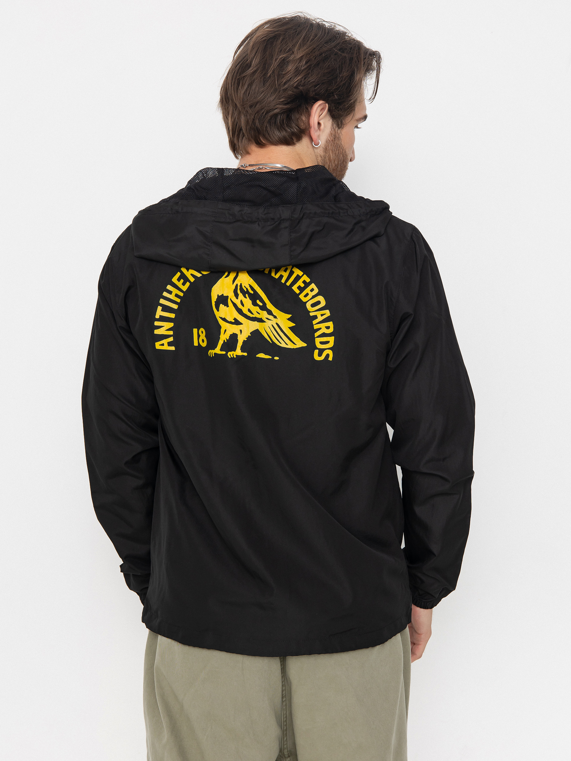 Geacă Antihero Rock Dove (black w/yellow prints)