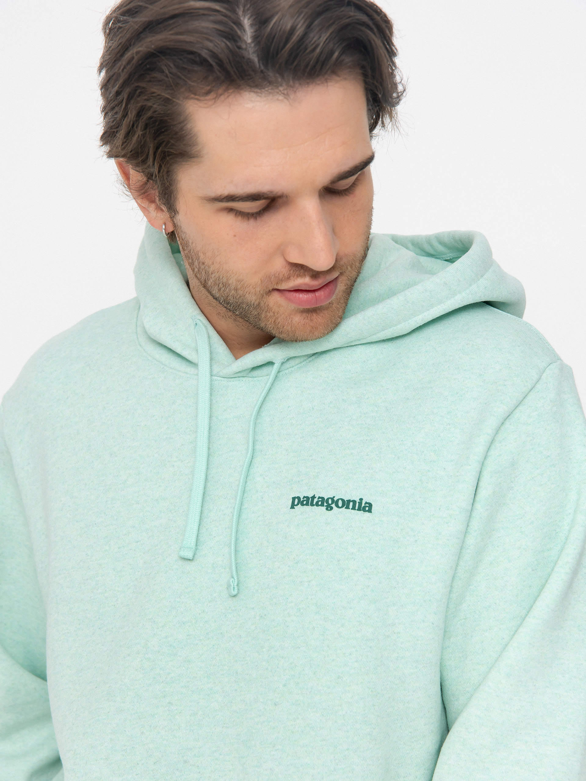 Hanorac cu glugă Patagonia Fitz Roy Icon Uprisal HD (rinsed green)