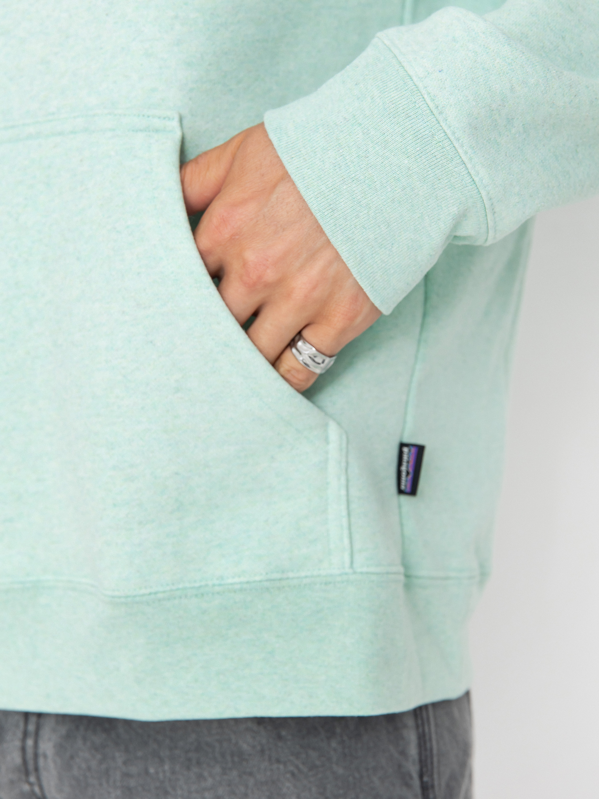 Hanorac cu glugă Patagonia Fitz Roy Icon Uprisal HD (rinsed green)