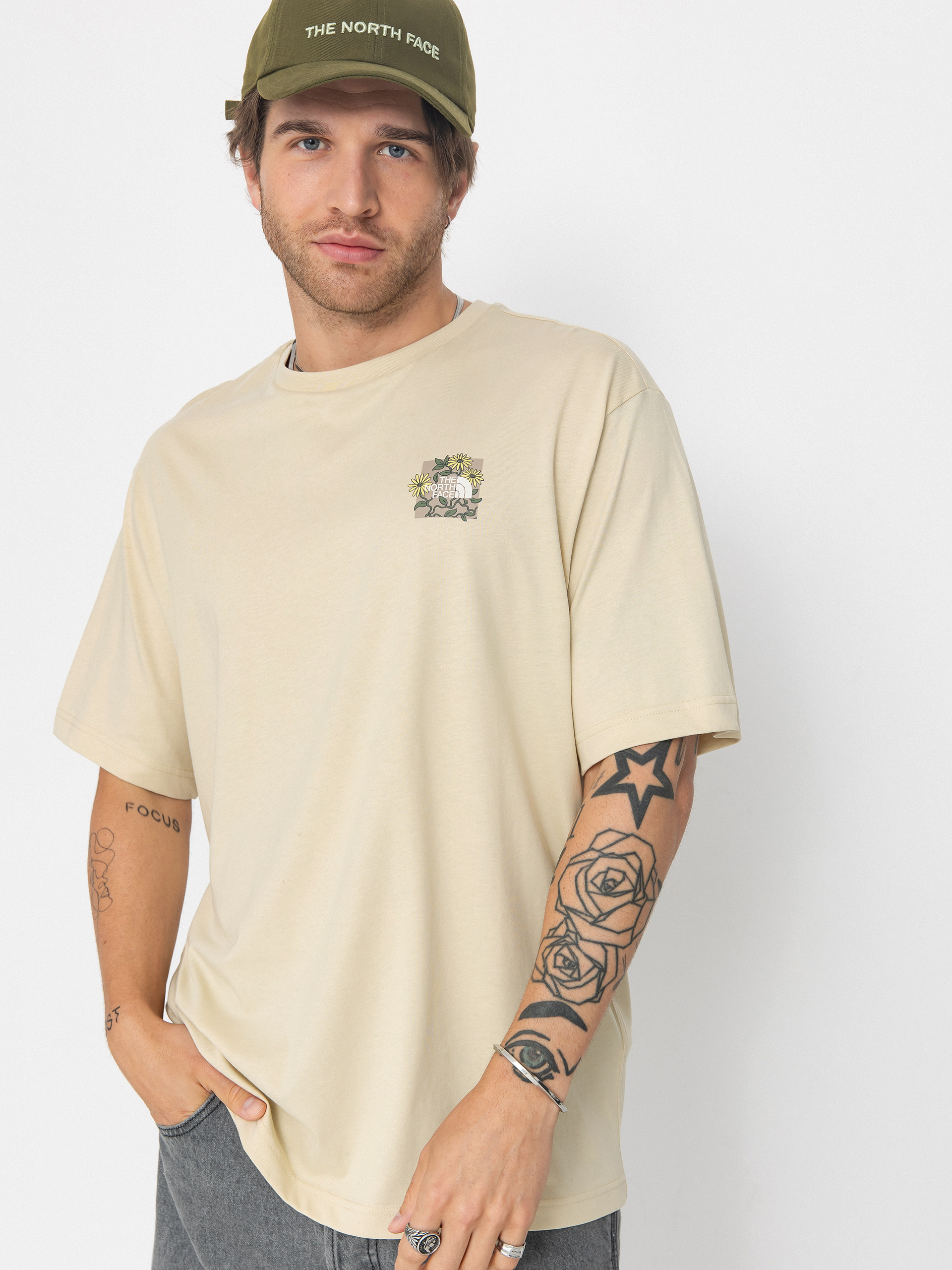 Tricou The North Face Connected Relaxed Graphic (gravel)