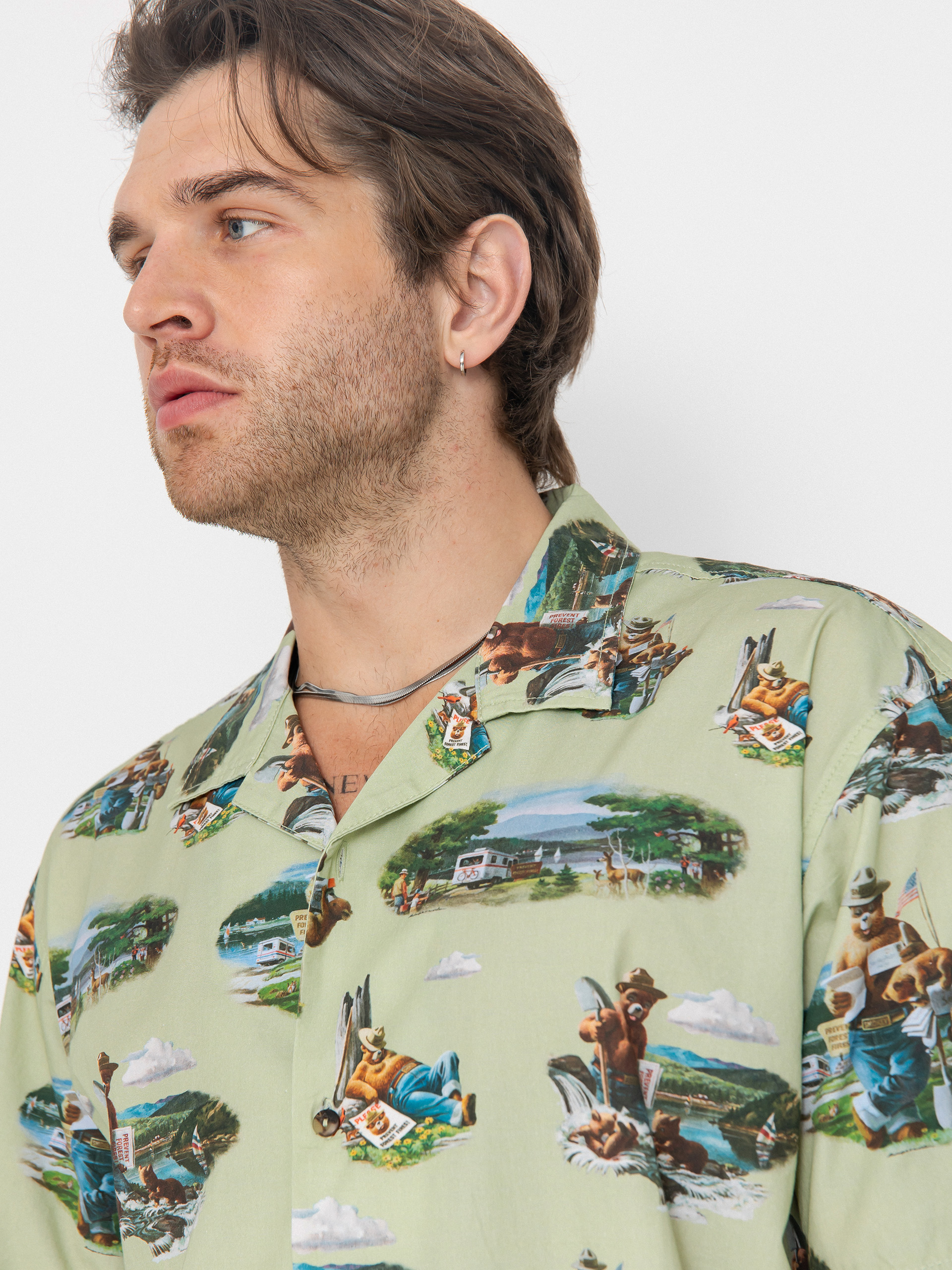 Cămașă Element Sbxe Camp (oyster gray)