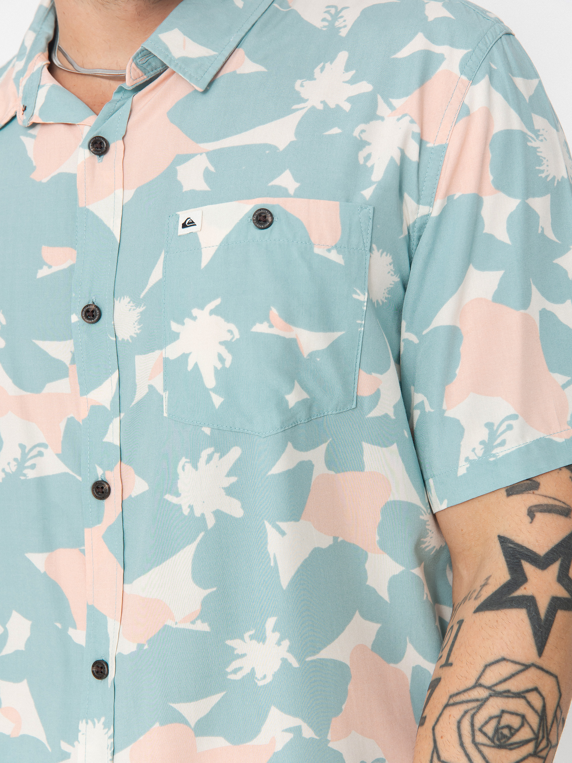 Cămașă Quiksilver Safe Paradise (aquifer handtman)