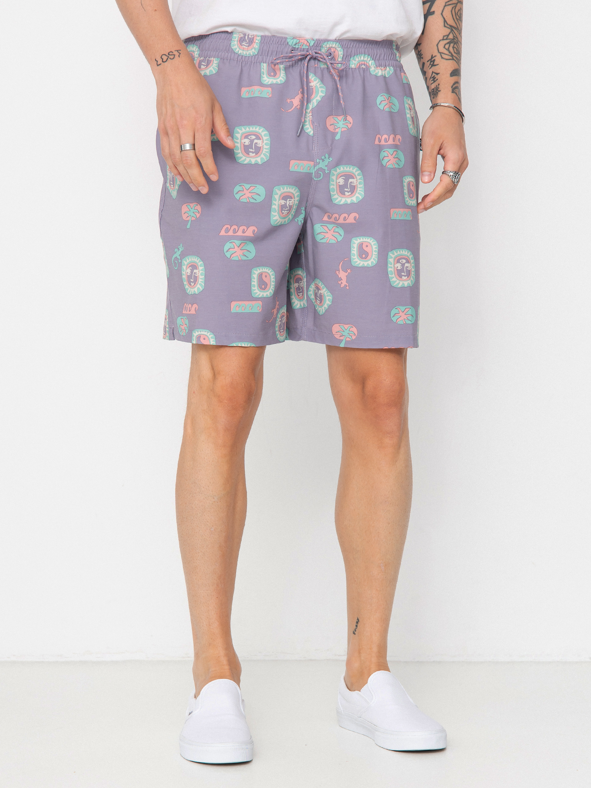 Pantaloni scurți Billabong Wasted Times (purple ash)