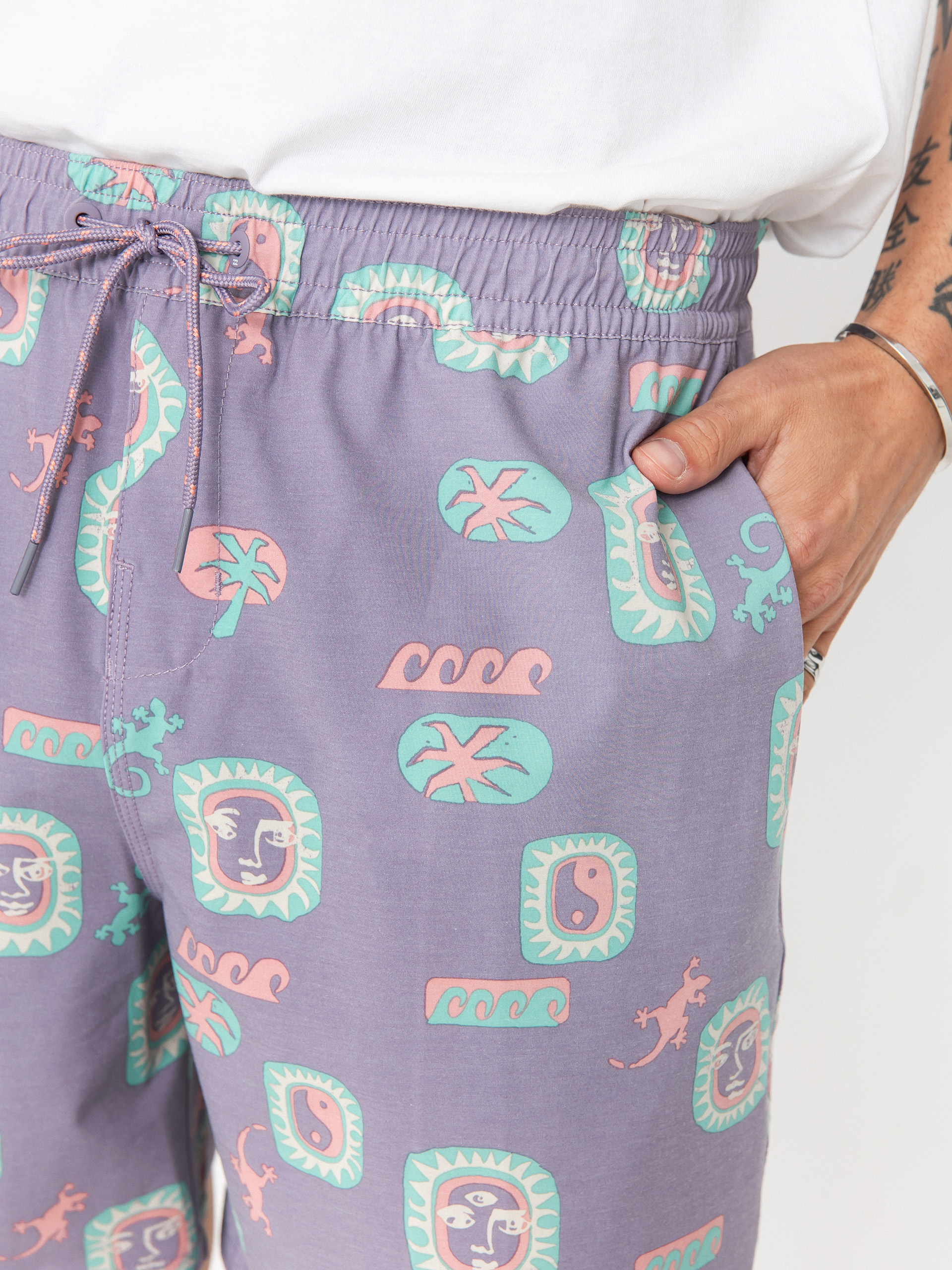 Pantaloni scurți Billabong Wasted Times (purple ash)