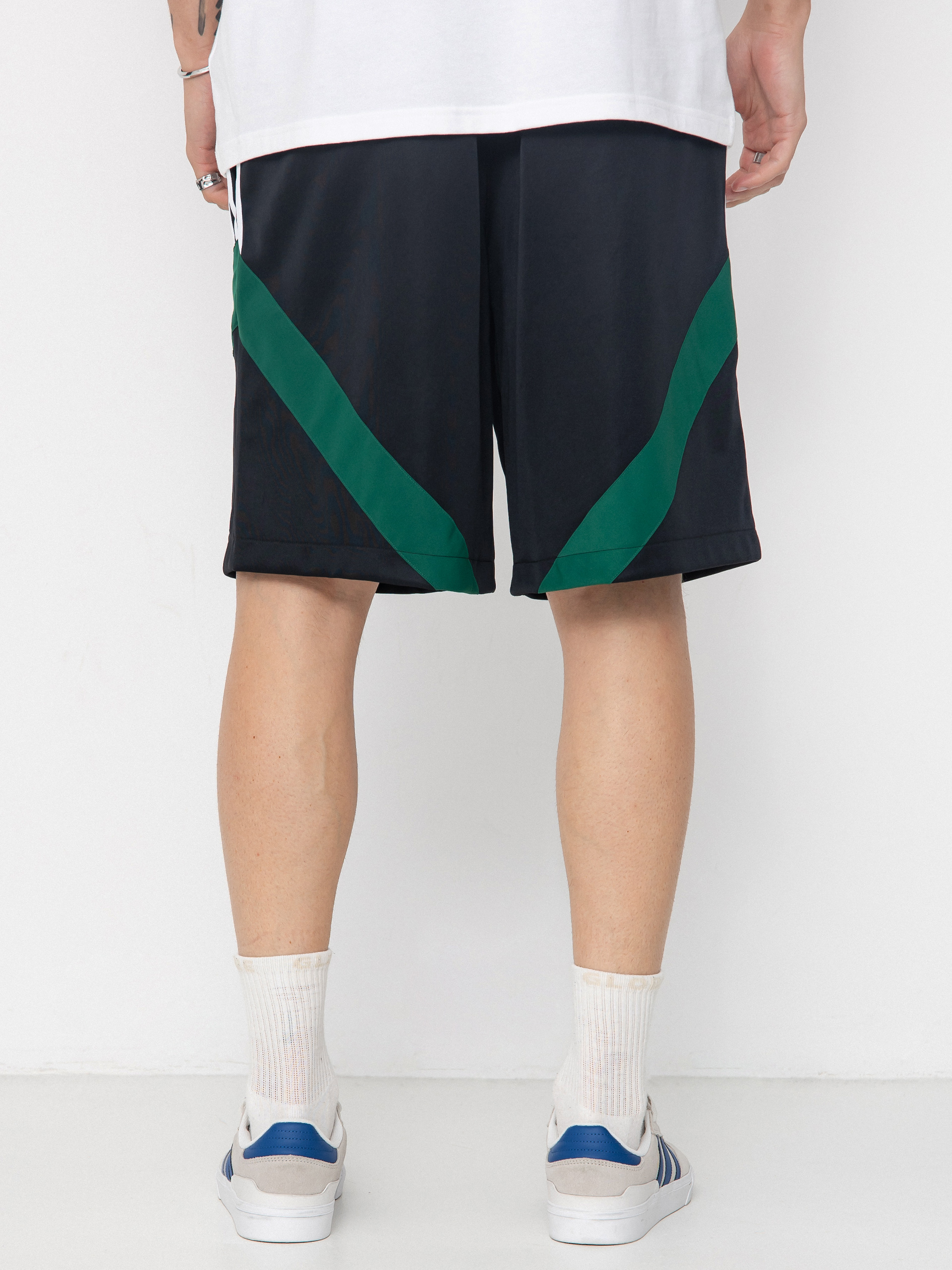 Pantaloni scurți adidas Football (black/drkgrn/white)