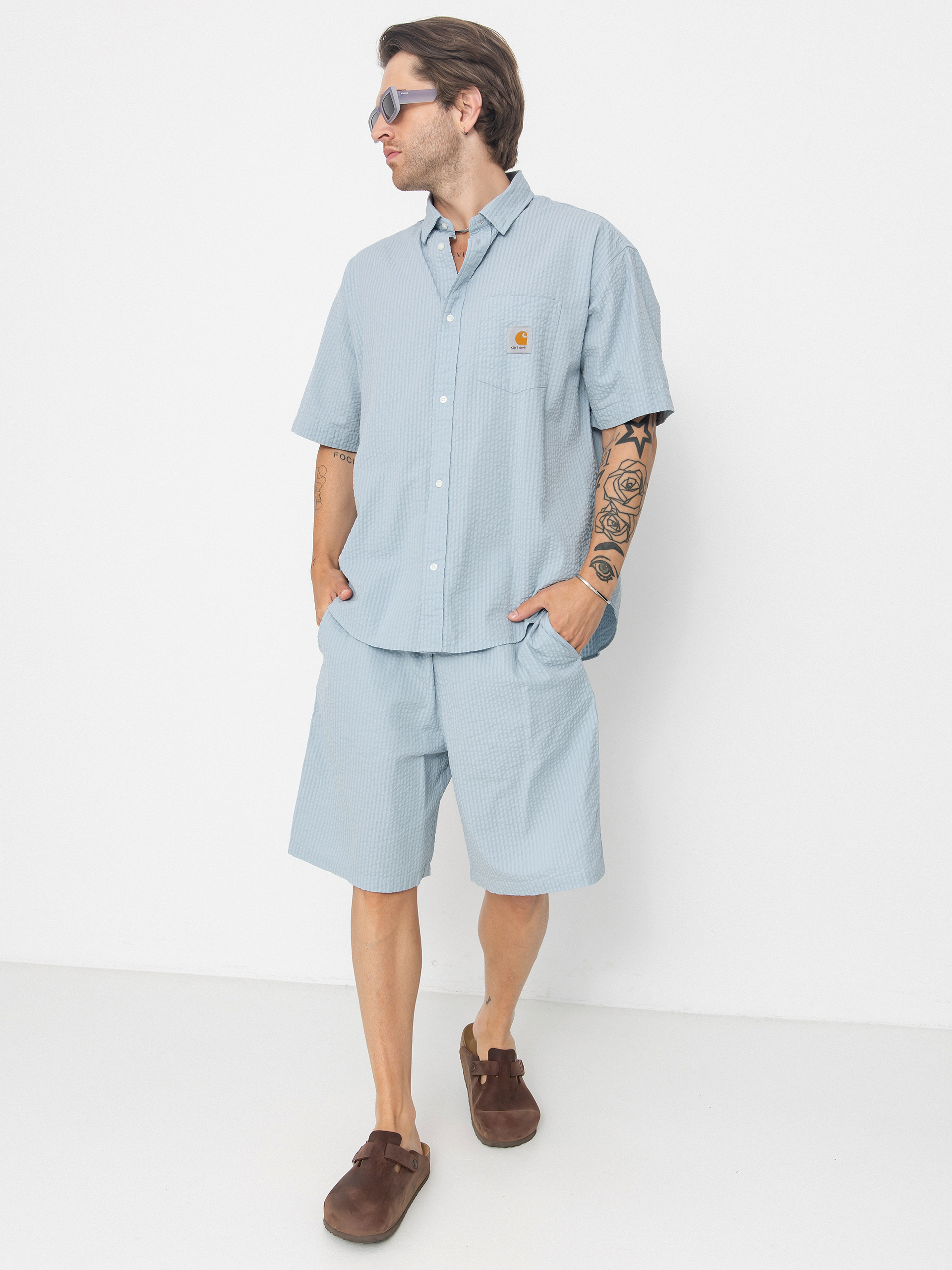 Cămașă Carhartt WIP Toland (toland stripe/blue fog)