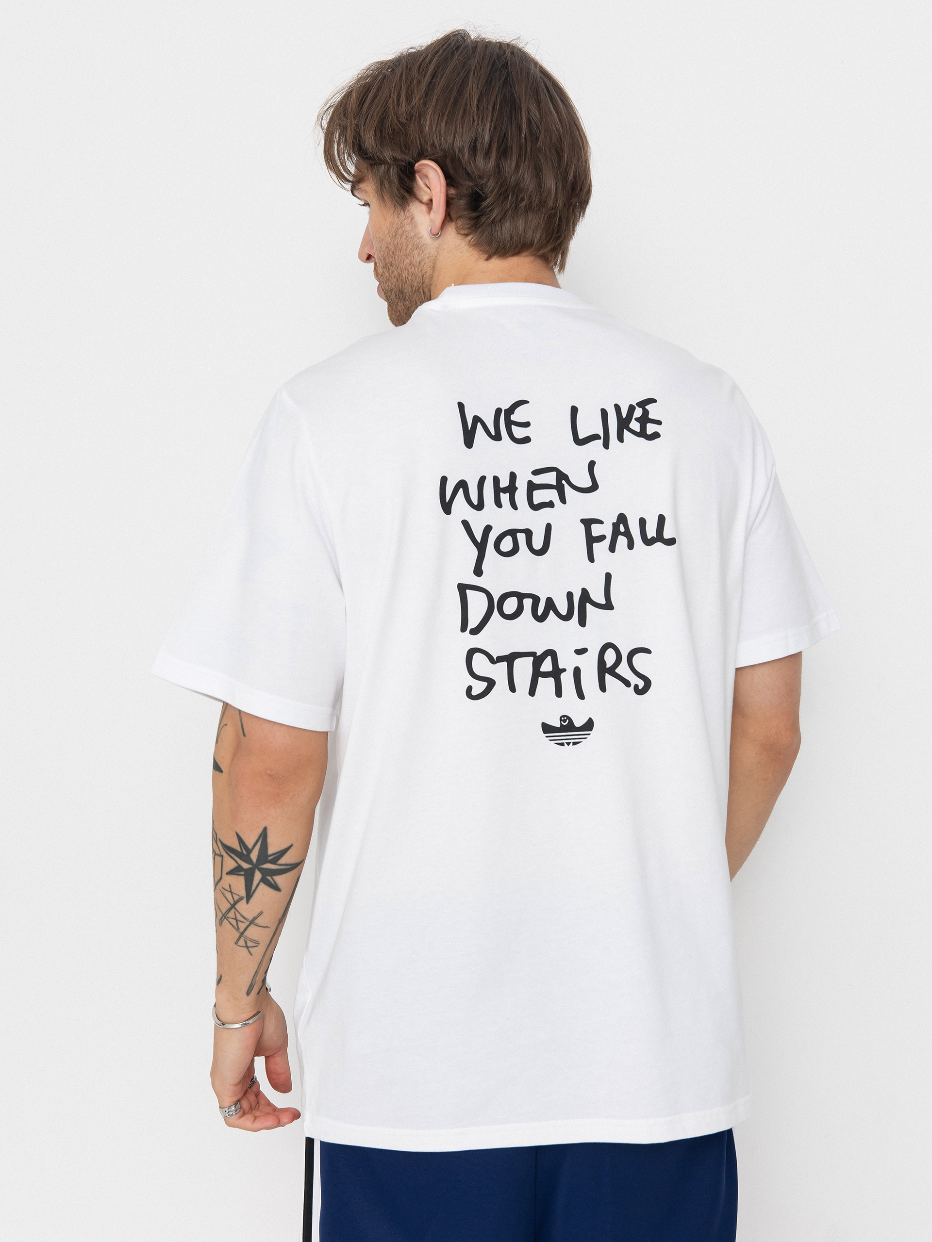 Tricou adidas Shmoo G 1 (white/black)