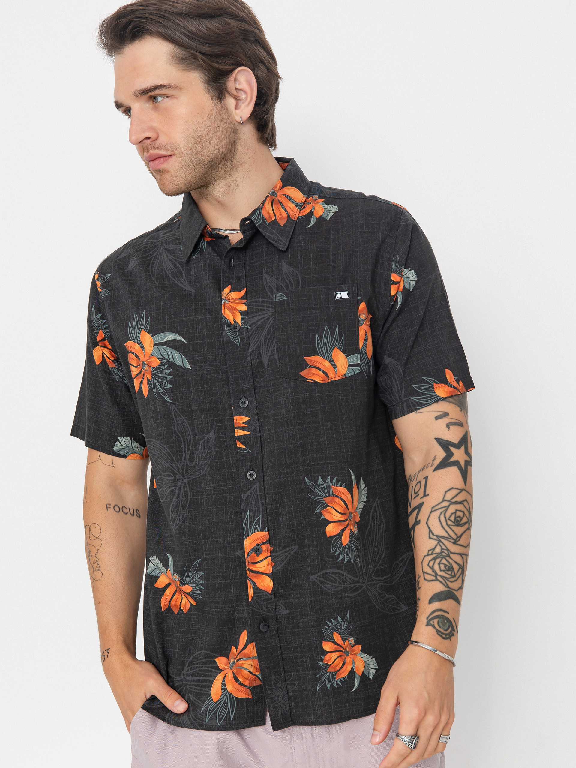 Cămașă Salty Crew Bloomin (black)