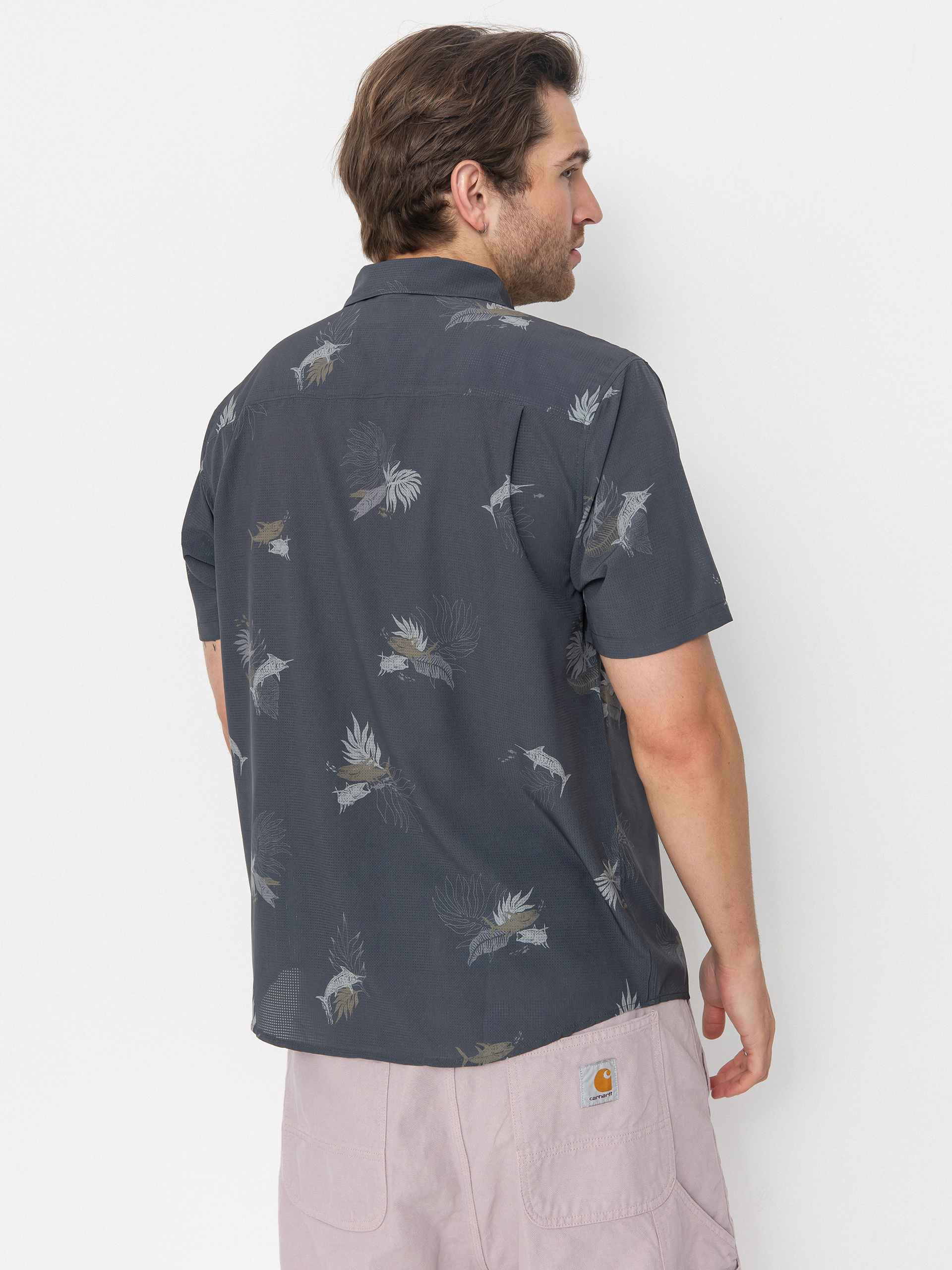 Cămașă Salty Crew Breezer Perf Tech (charcoal)