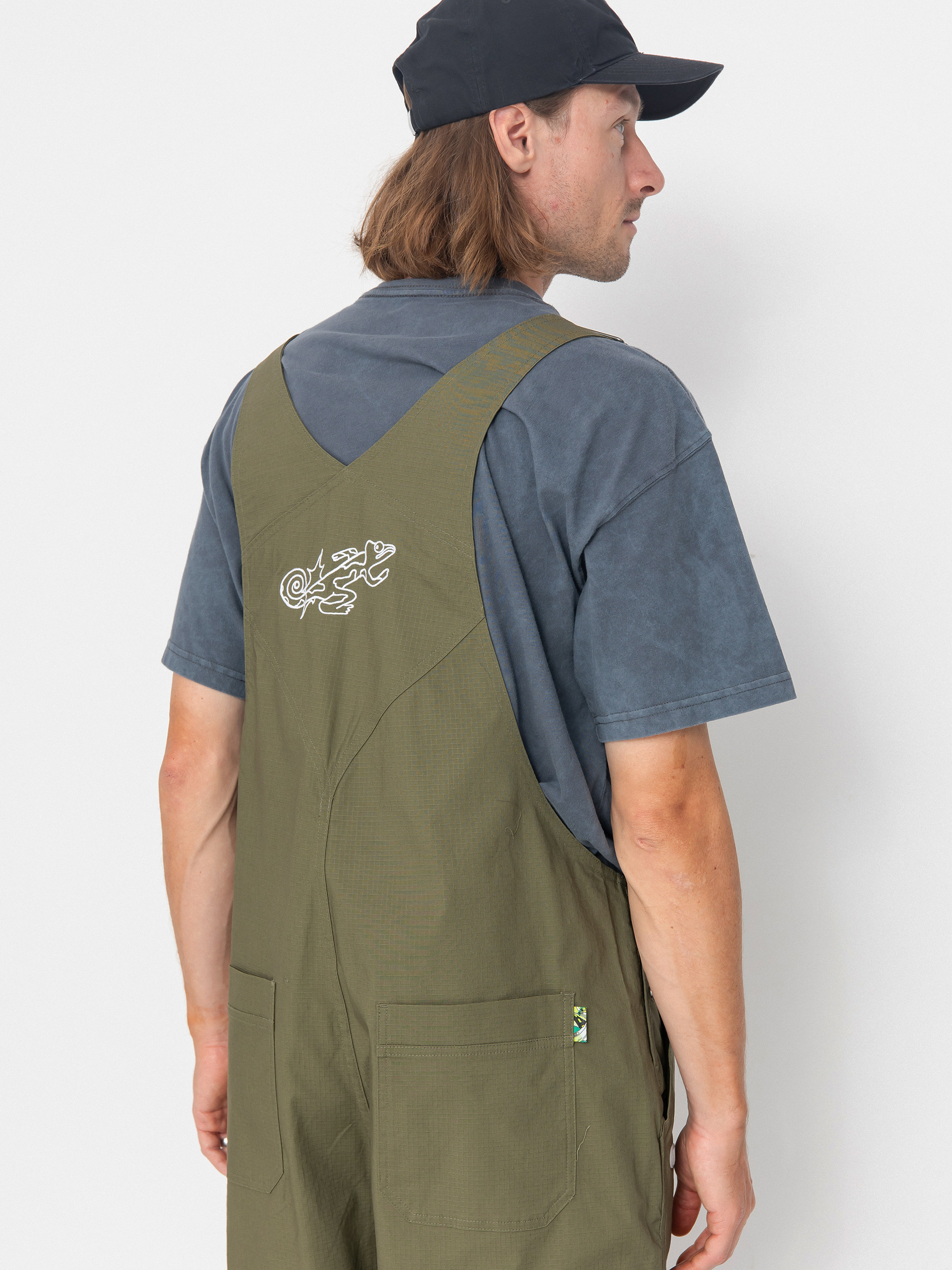 Pantaloni Nike SB Federation Agnostic Overalls (medium olive/white)