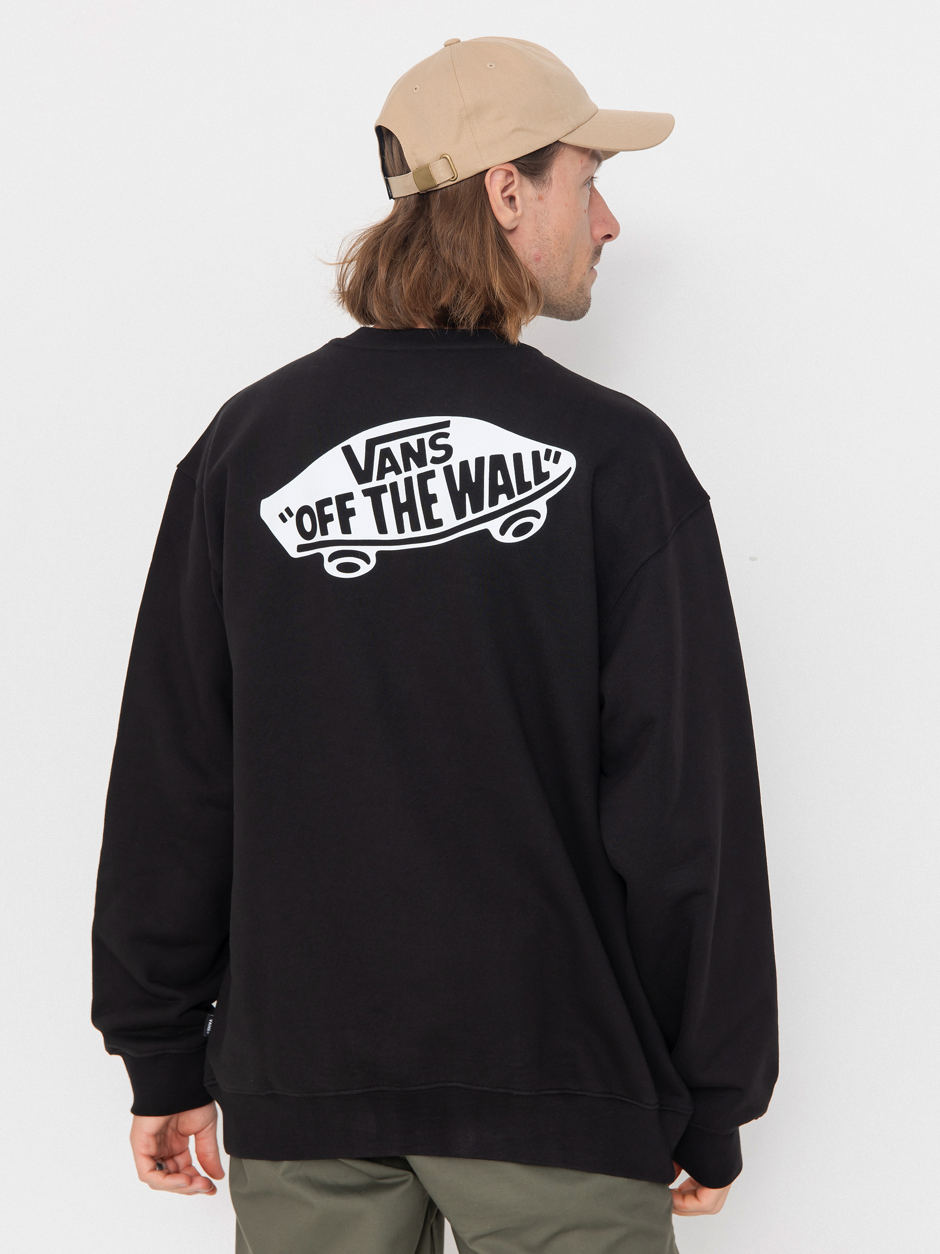 Hanorac Vans Style 76 II Loose Ft Crew (black/white)
