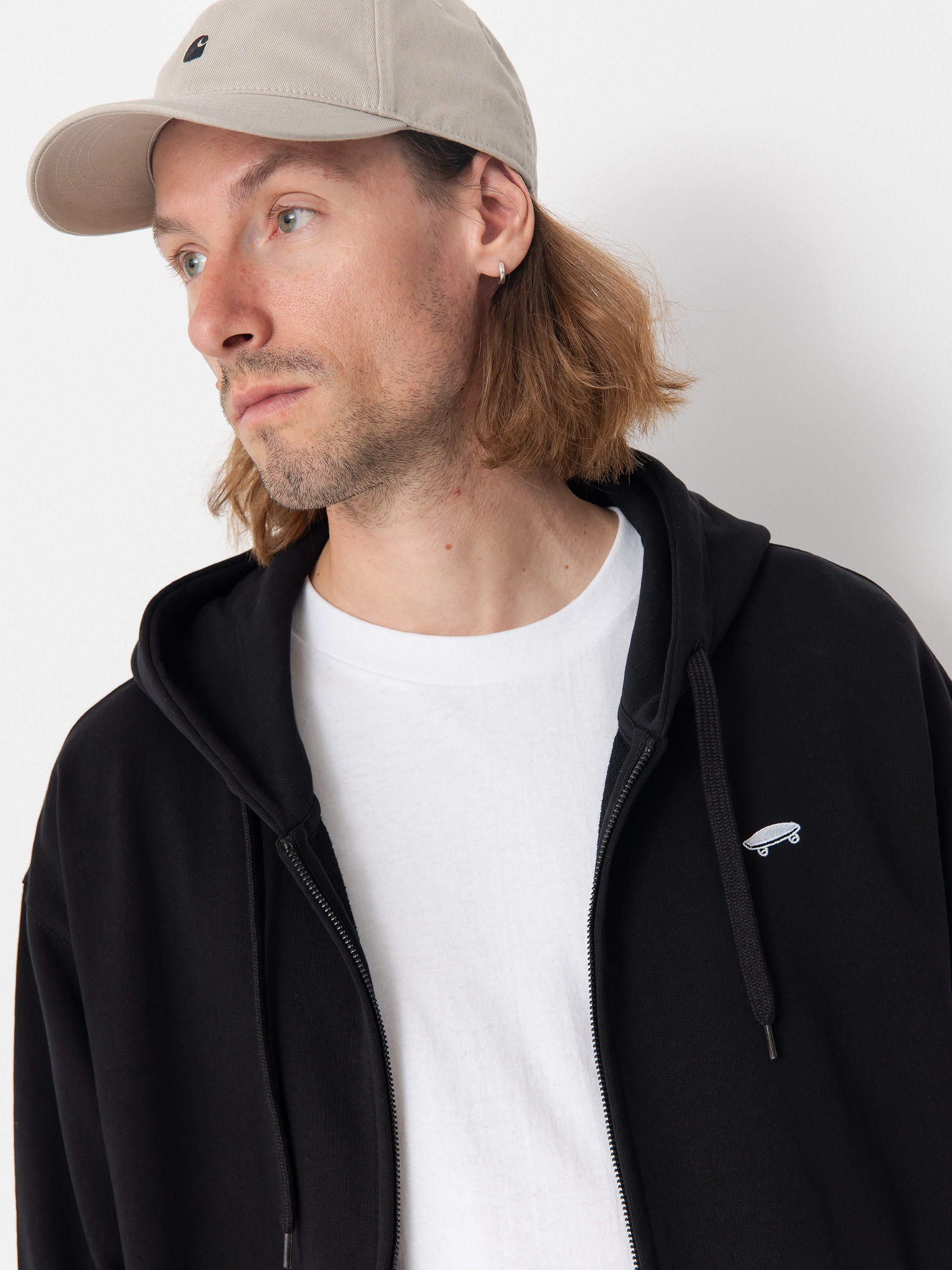 Hanorac cu glugă Vans Salton Loose Ft ZHD (black)