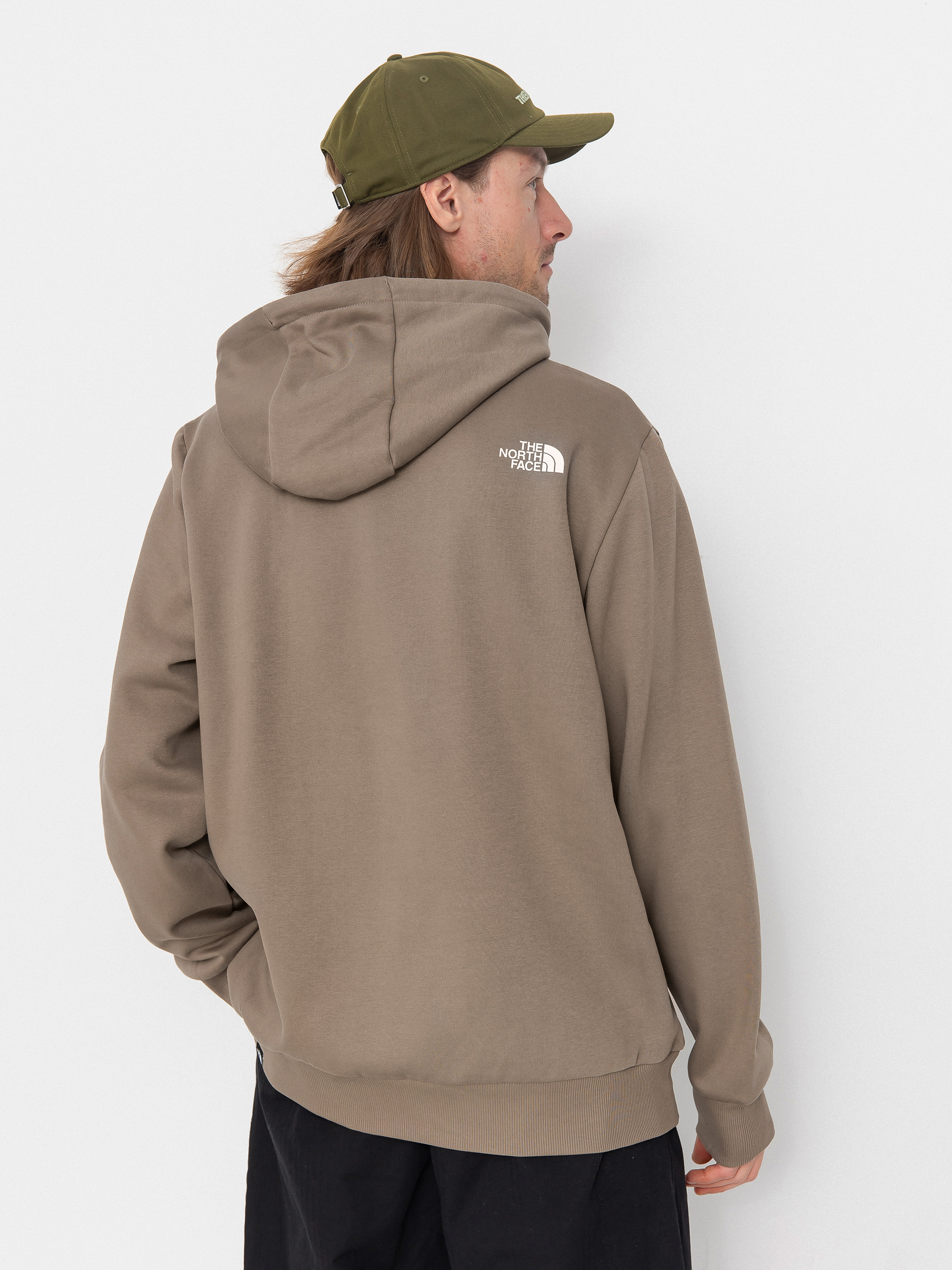 Hanorac cu glugă The North Face Simple Dome Regular HD (mocha brown)