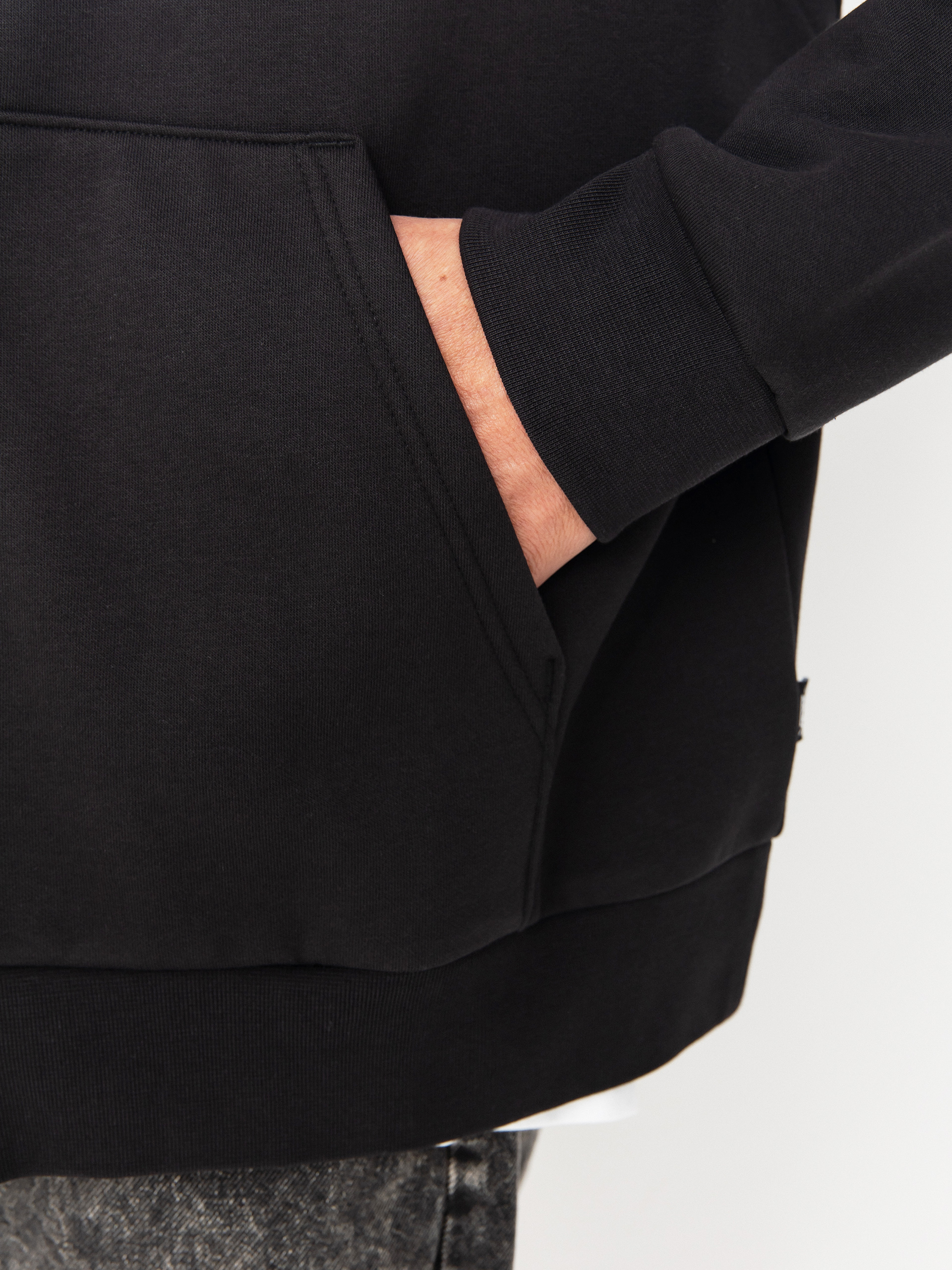 Hanorac cu glugă Vans Left Chest ZHD (black)