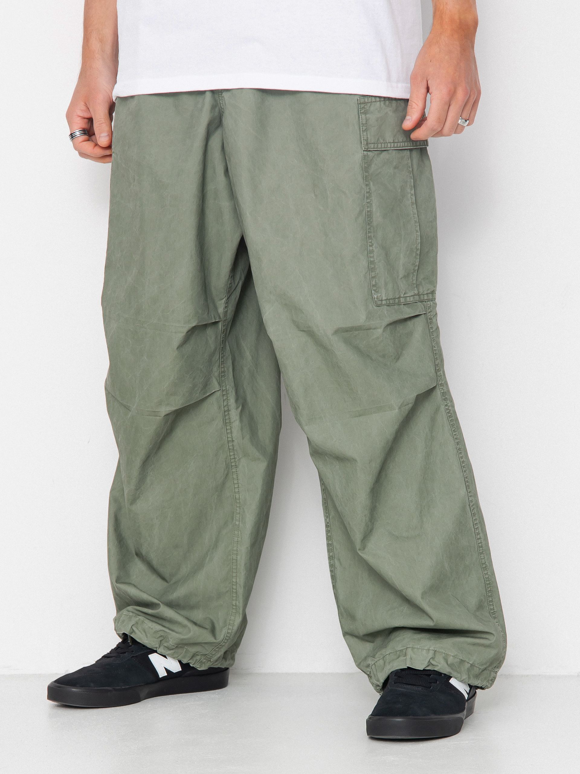 Pantaloni OBEY Giant Cargo (pigment lichen green)